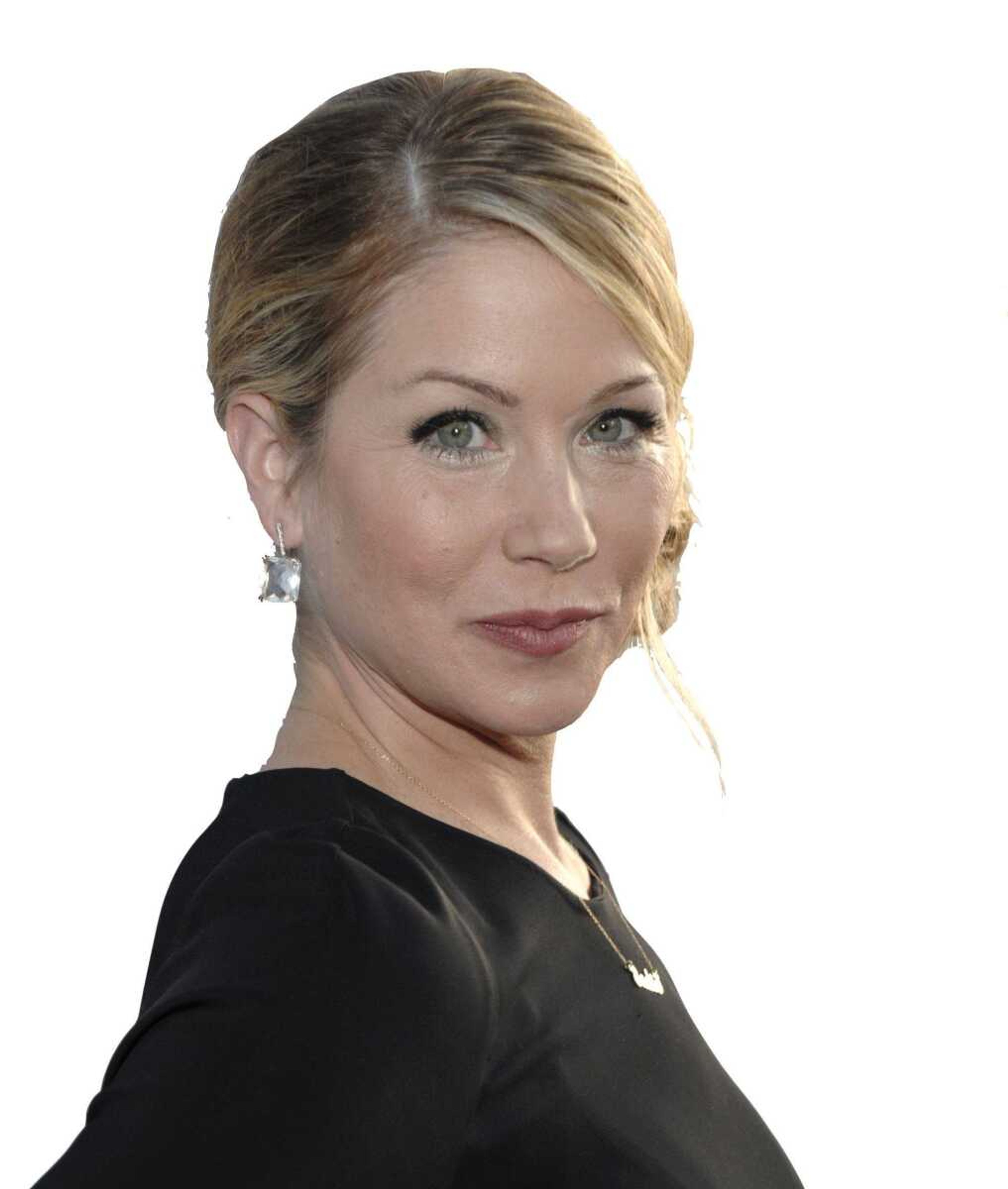 Actress Christina Applegate arrives at the NBC TCA All-Star Party in Los Angeles on Monday, Aug. 1, 2011. (AP Photo/Dan Steinberg)