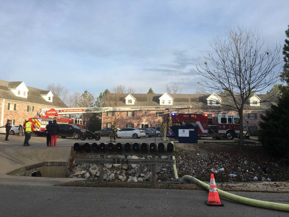 Cape, Jackson crews respond to Whitener Street apartment fire
