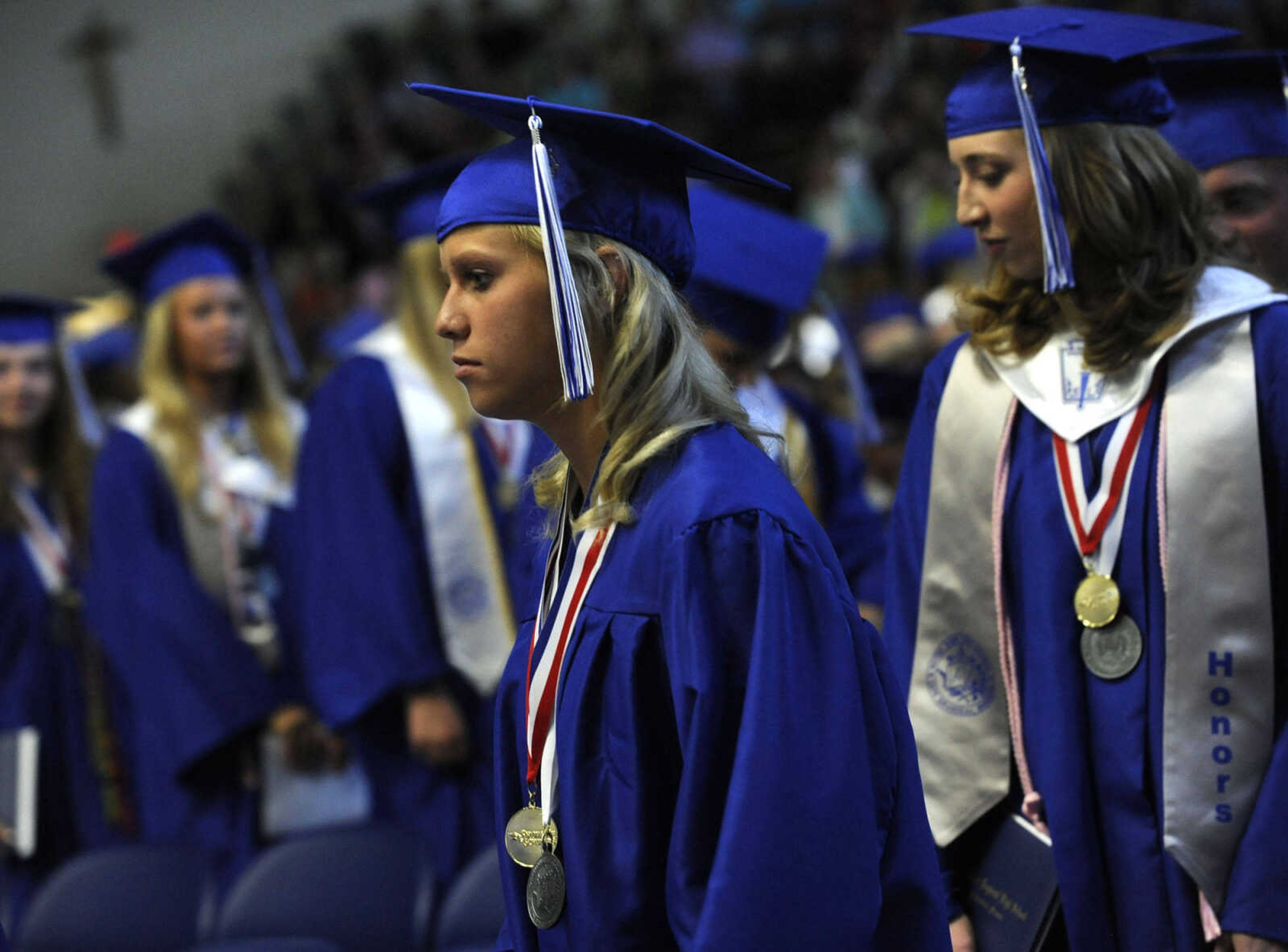 Notre Dame Regional High School commencement Sunday, May 18, 2014.