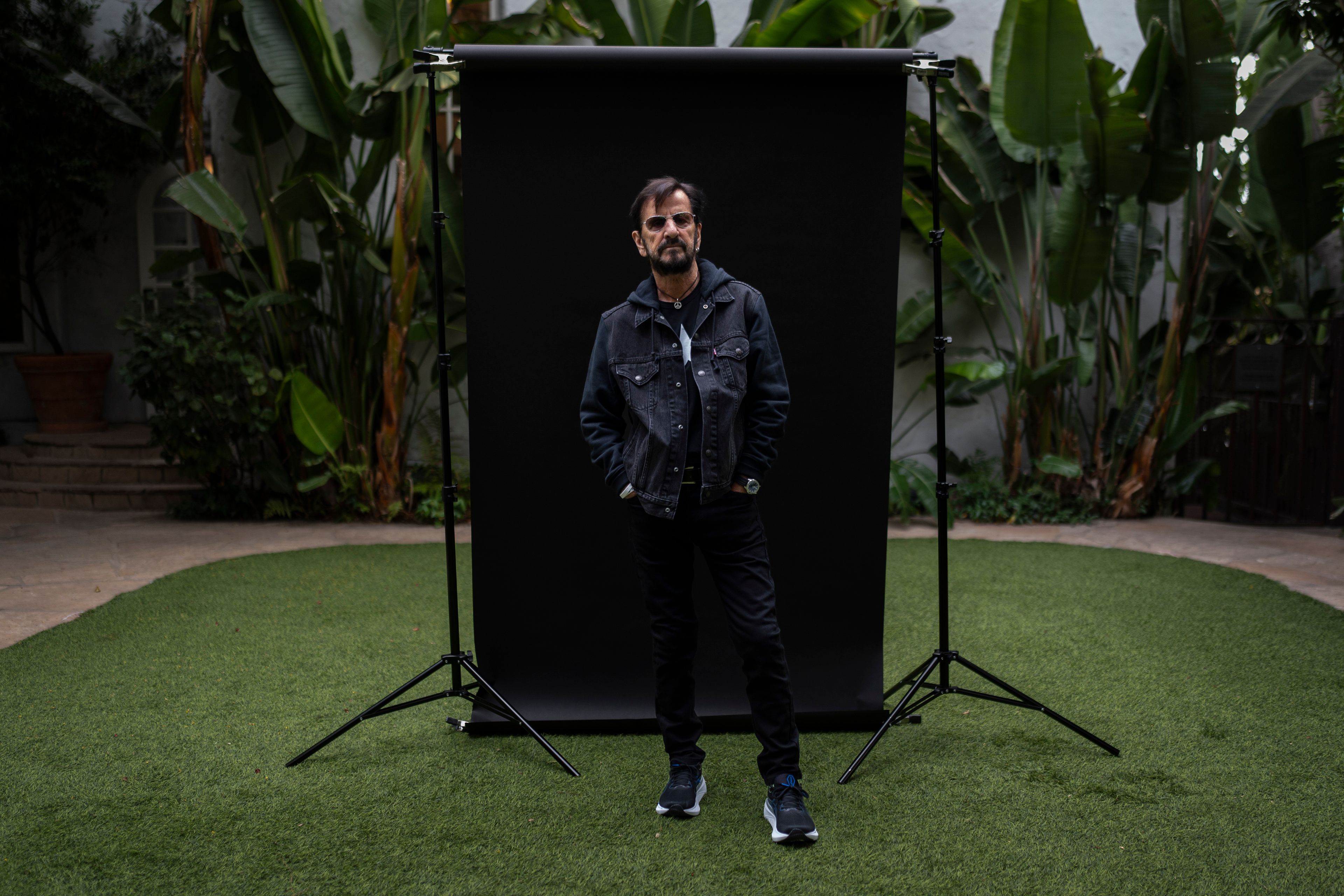 Ringo Starr poses for a portrait in West Hollywood, Calif., Thursday, Oct. 17, 2024. (AP Photo/Jae C. Hong)