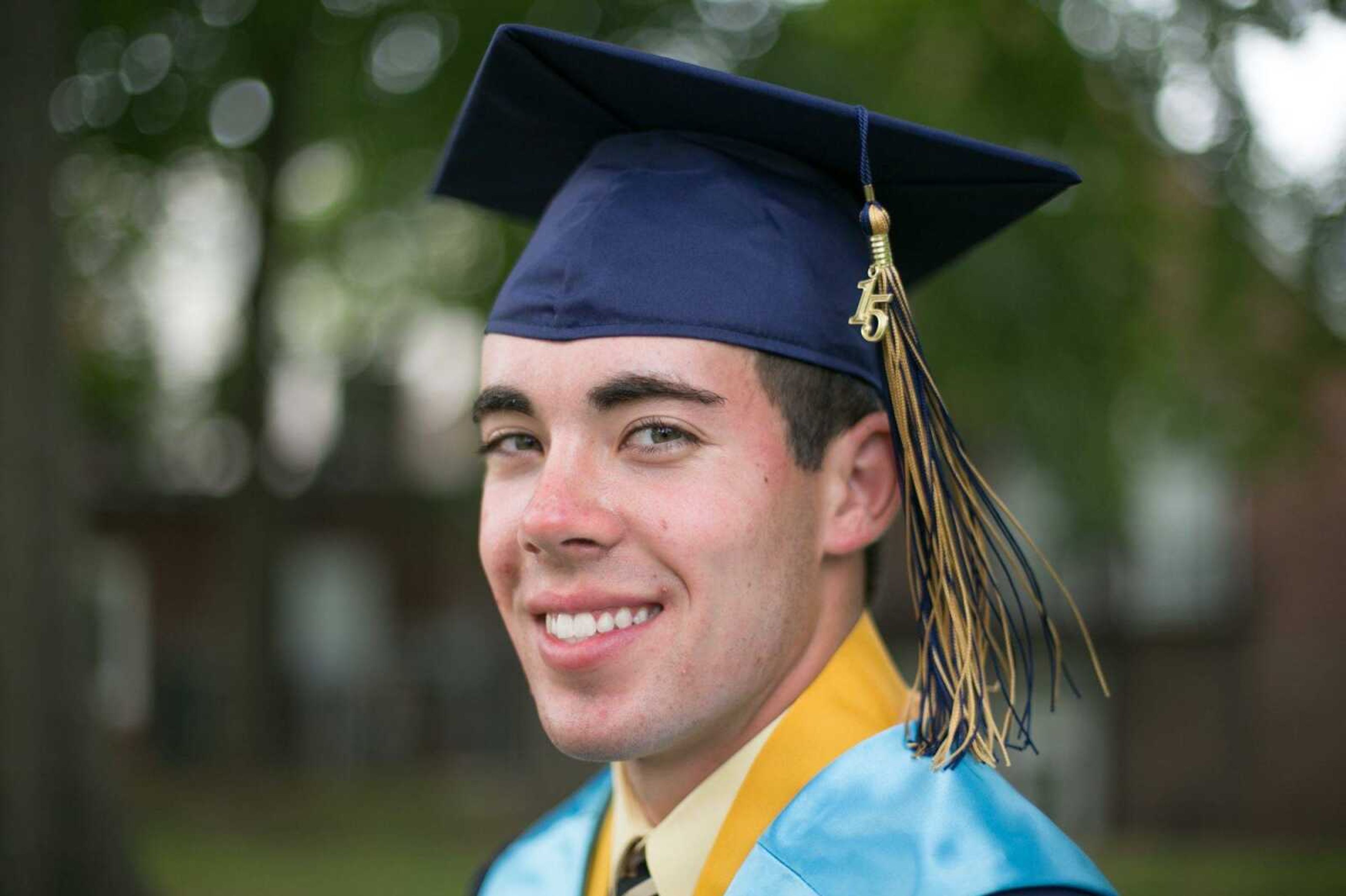 Chase Steffens, 2015 Saxony Lutheran High School co-valedictorian. (Glenn Landberg)