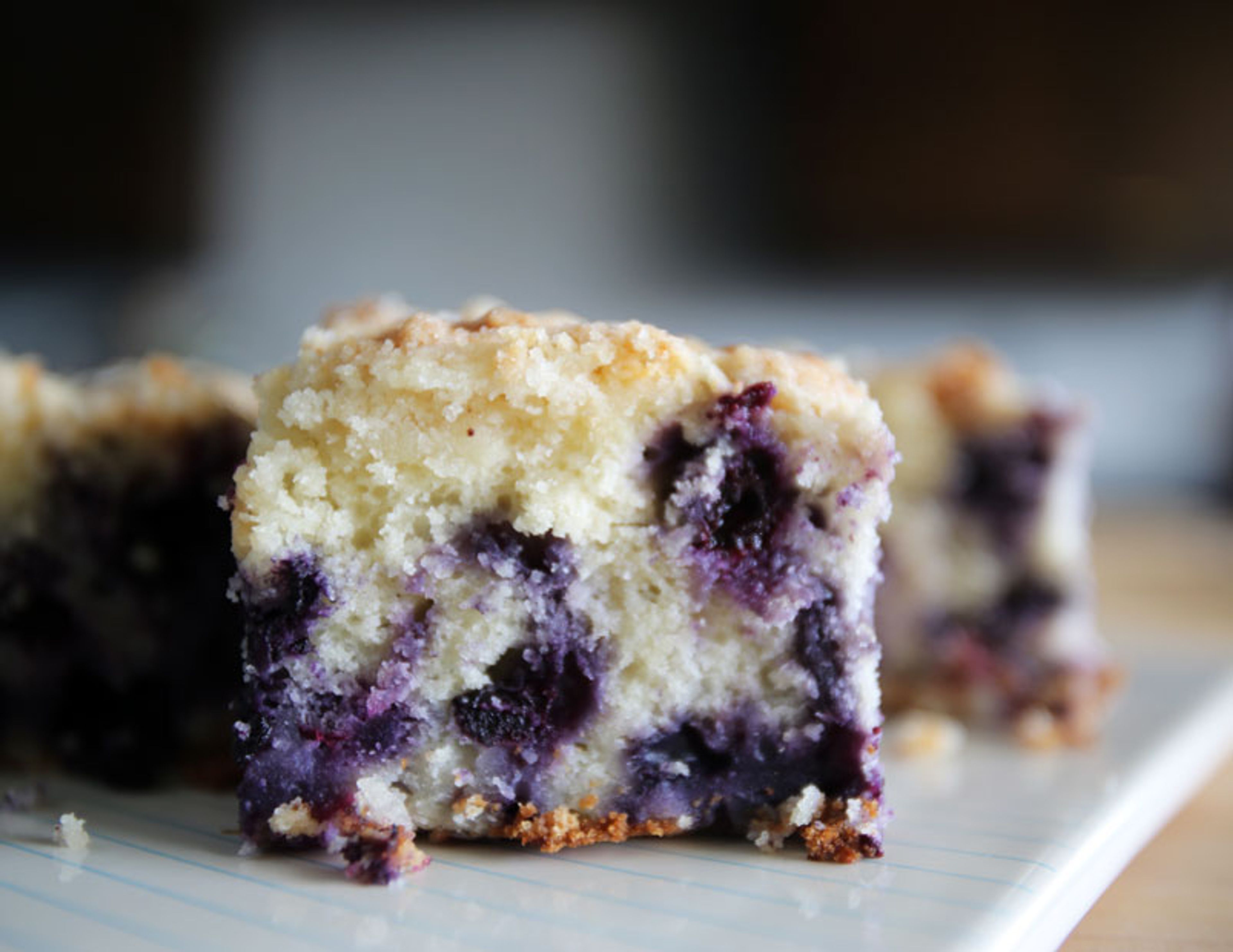 Alton Brown's Blueberry Buckle