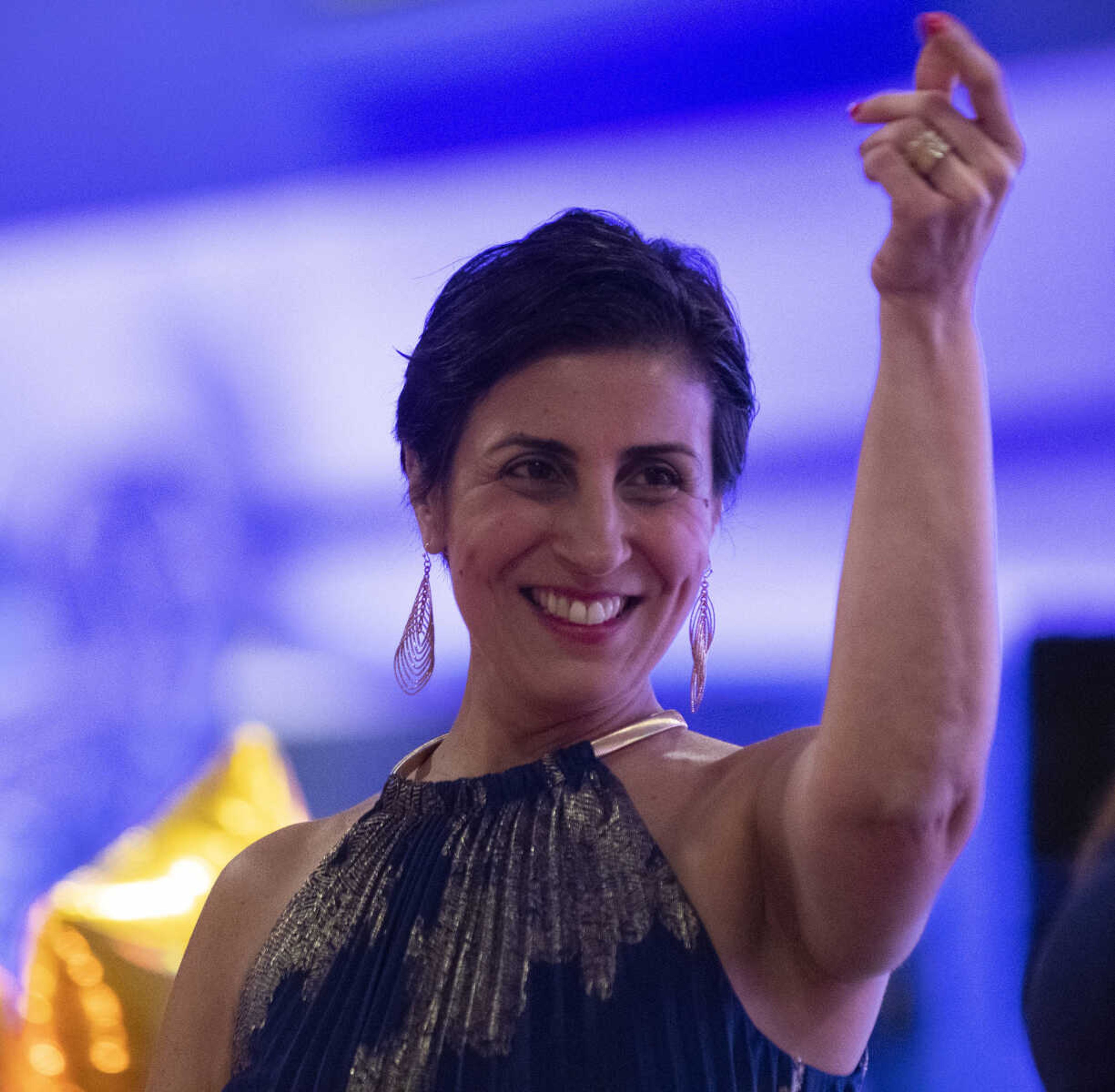 Soce Berberian of Cape Girardeau dances during the 2019 Journey Gala at the Drury Plaza Hotel Conference Center on Saturday, Jan. 19, 2019, in Cape Girardeau. The gala benefits cancer patients at Southeast Cancer Center.