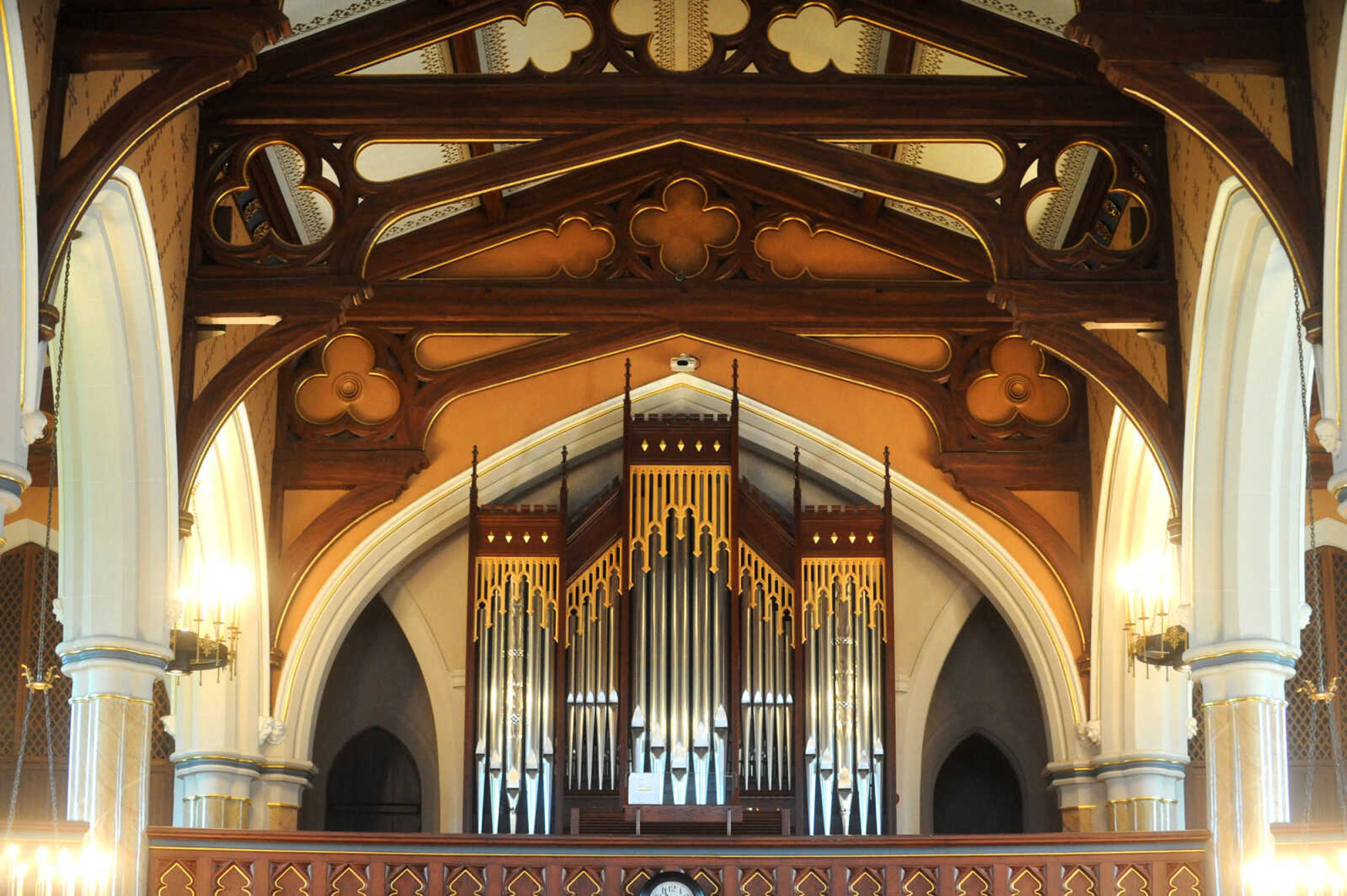 LAURA SIMON ~ lsimon@semissourian.com

The interior of Old St. Vincent's Catholic Church is seen Monday, March 30, 2015, in Cape Girardeau.