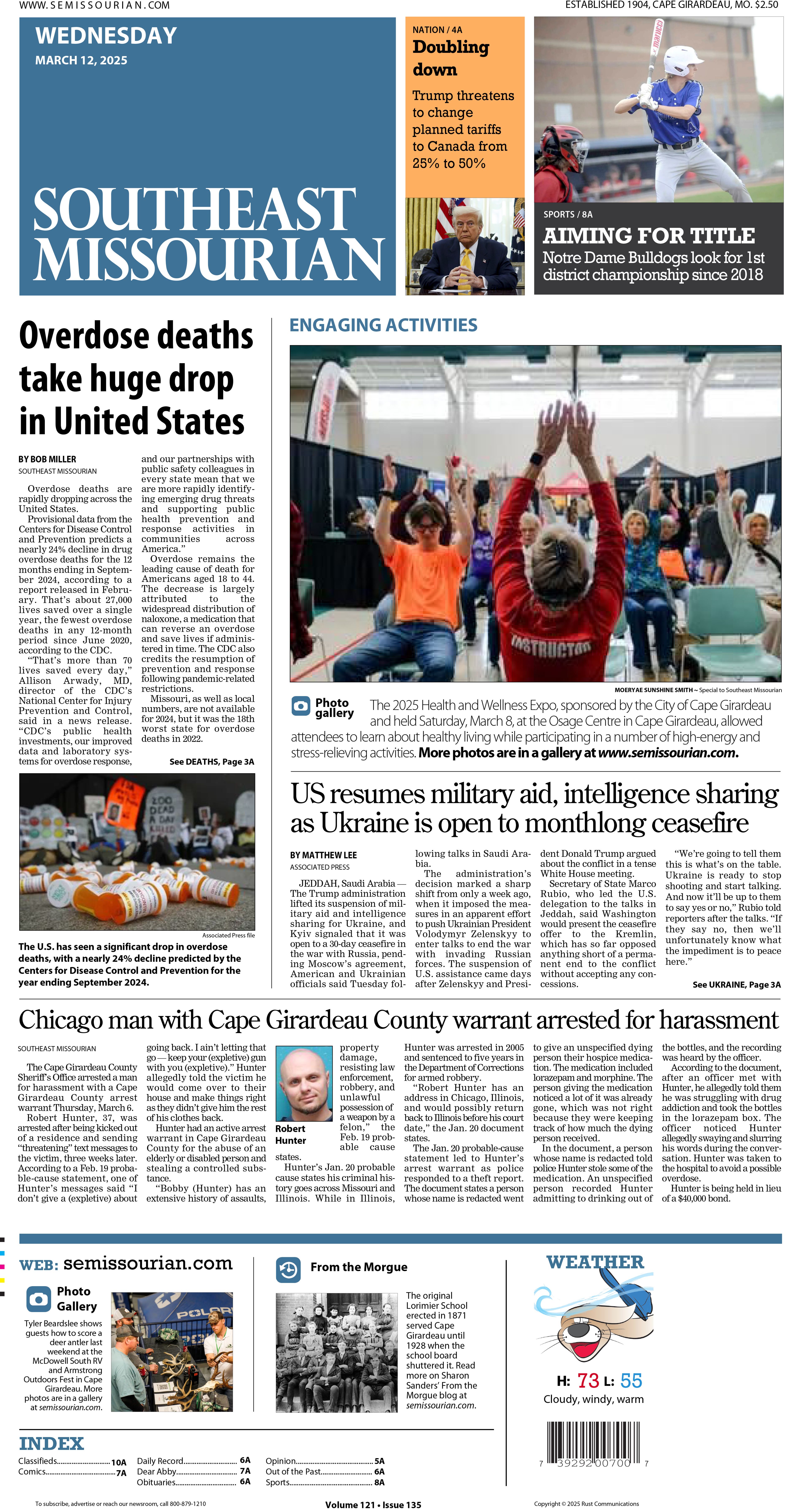 Wednesday, March 12, 2025: E-Edition