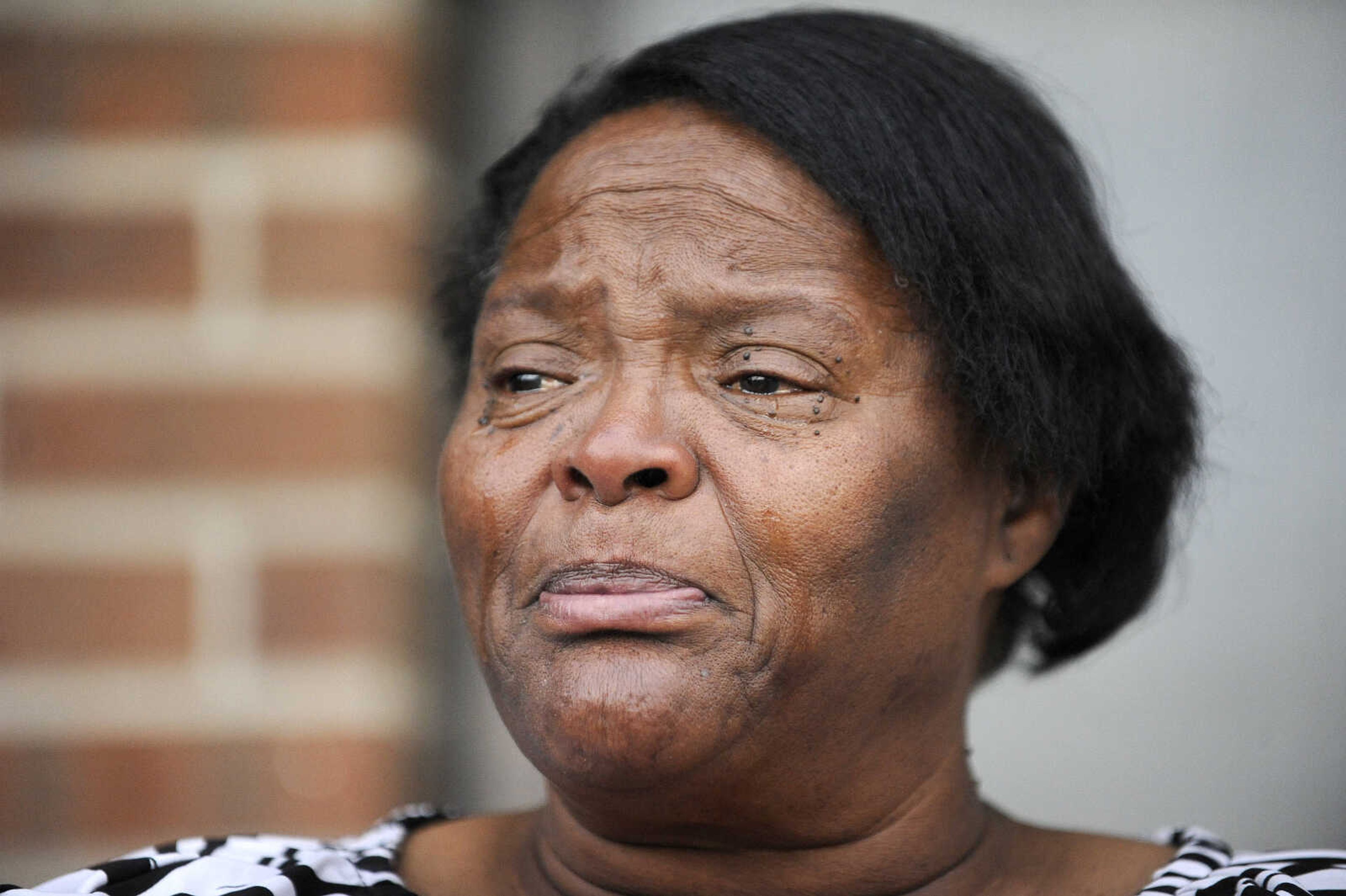 LAURA SIMON ~ lsimon@semissourian.com

Jennett McCaster, David Robinson's mother, is seen during an interview with the Southeast Missourian outside her Sikeston, Missouri home in September.