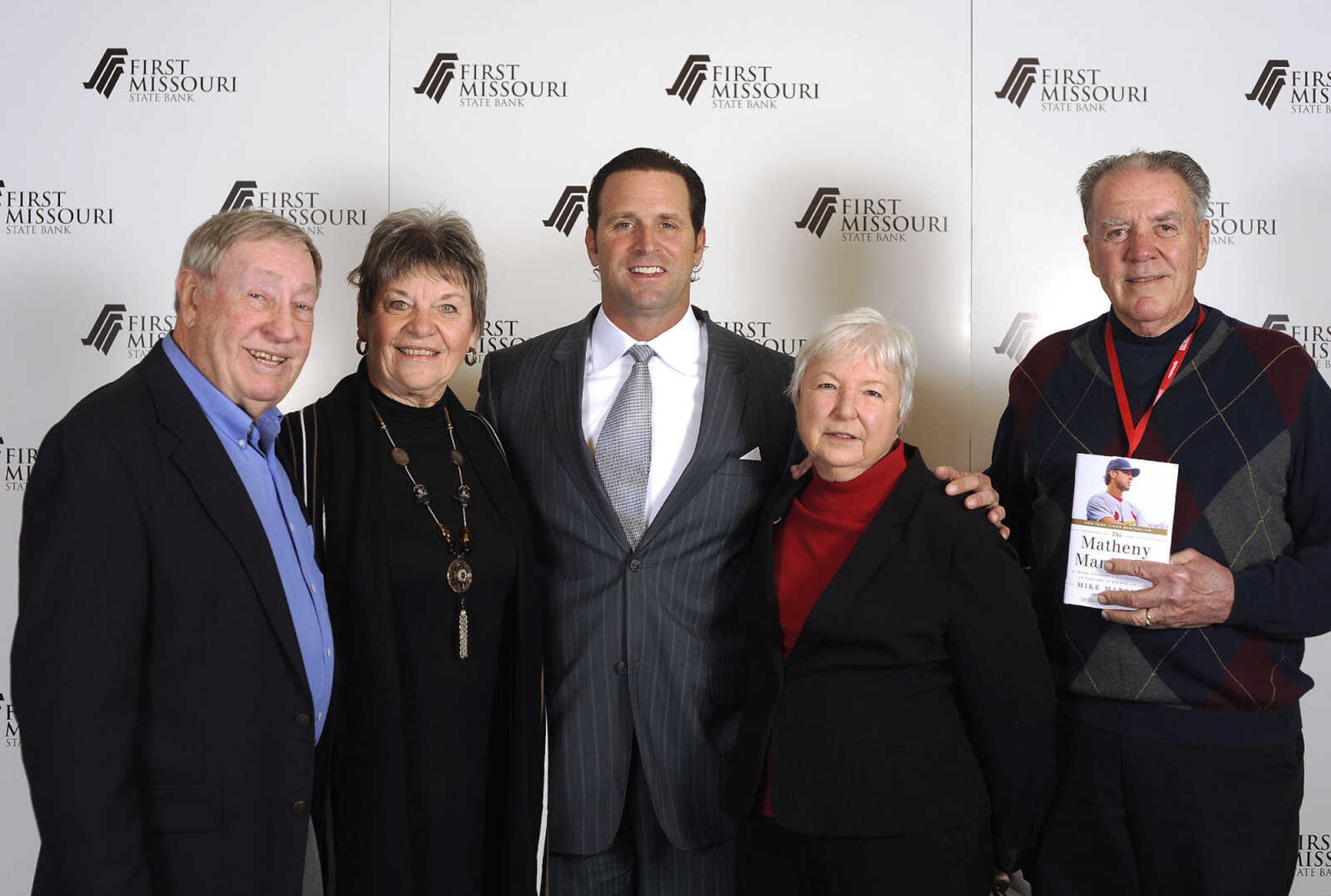 LAURA SIMON ~ lsimon@semissourian.com

Mike Matheny, manager of the St. Louis Cardinals, poses with fans during a VIP reception, Wednesday, Dec. 2, 2015, at Southeast Missouri State University's River Campus. "The State of Cardinals Nation" was presented by First Missouri State Bank.