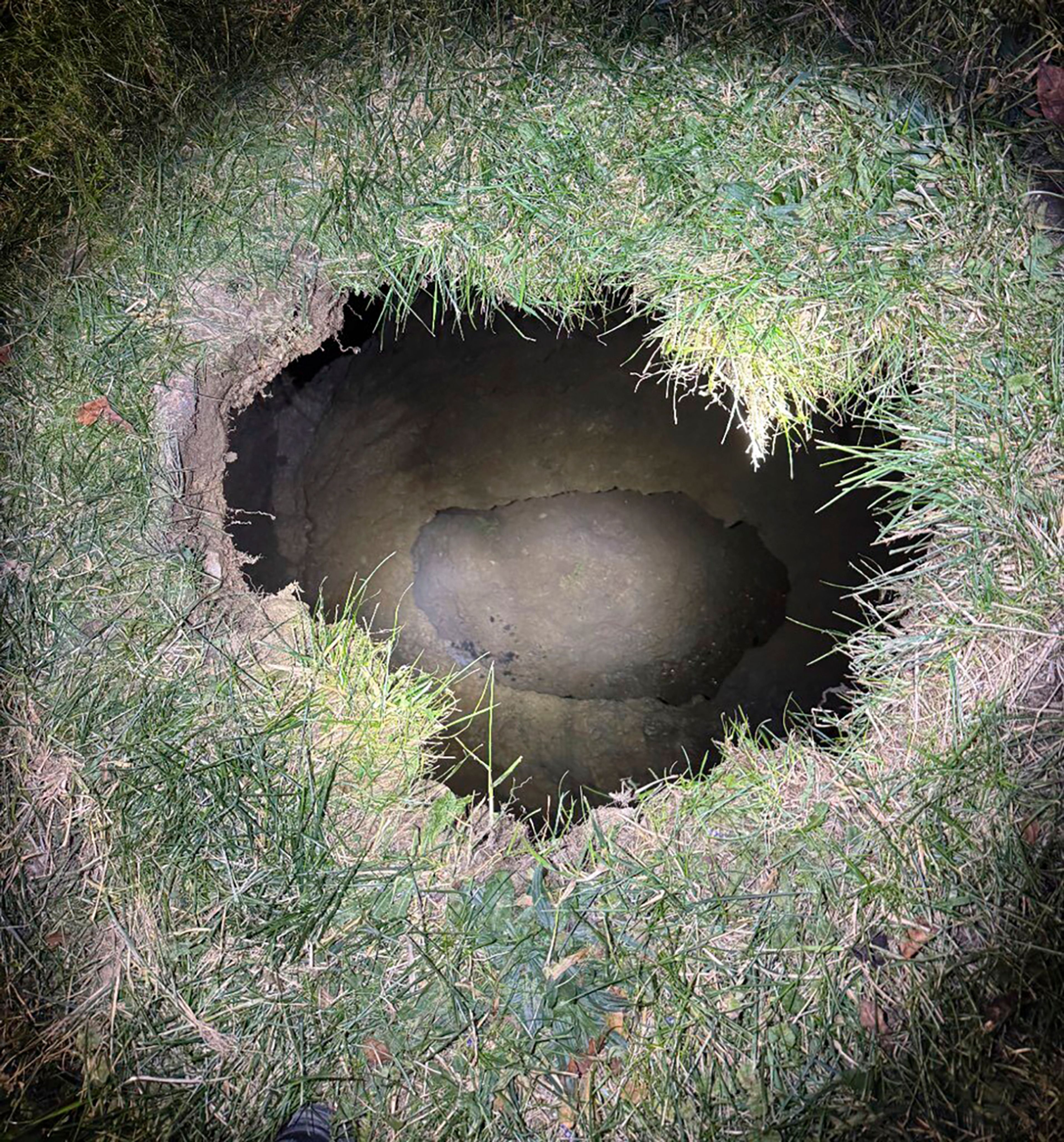 Authorities fear a Pennsylvania woman was swallowed by a sinkhole while looking for her cat