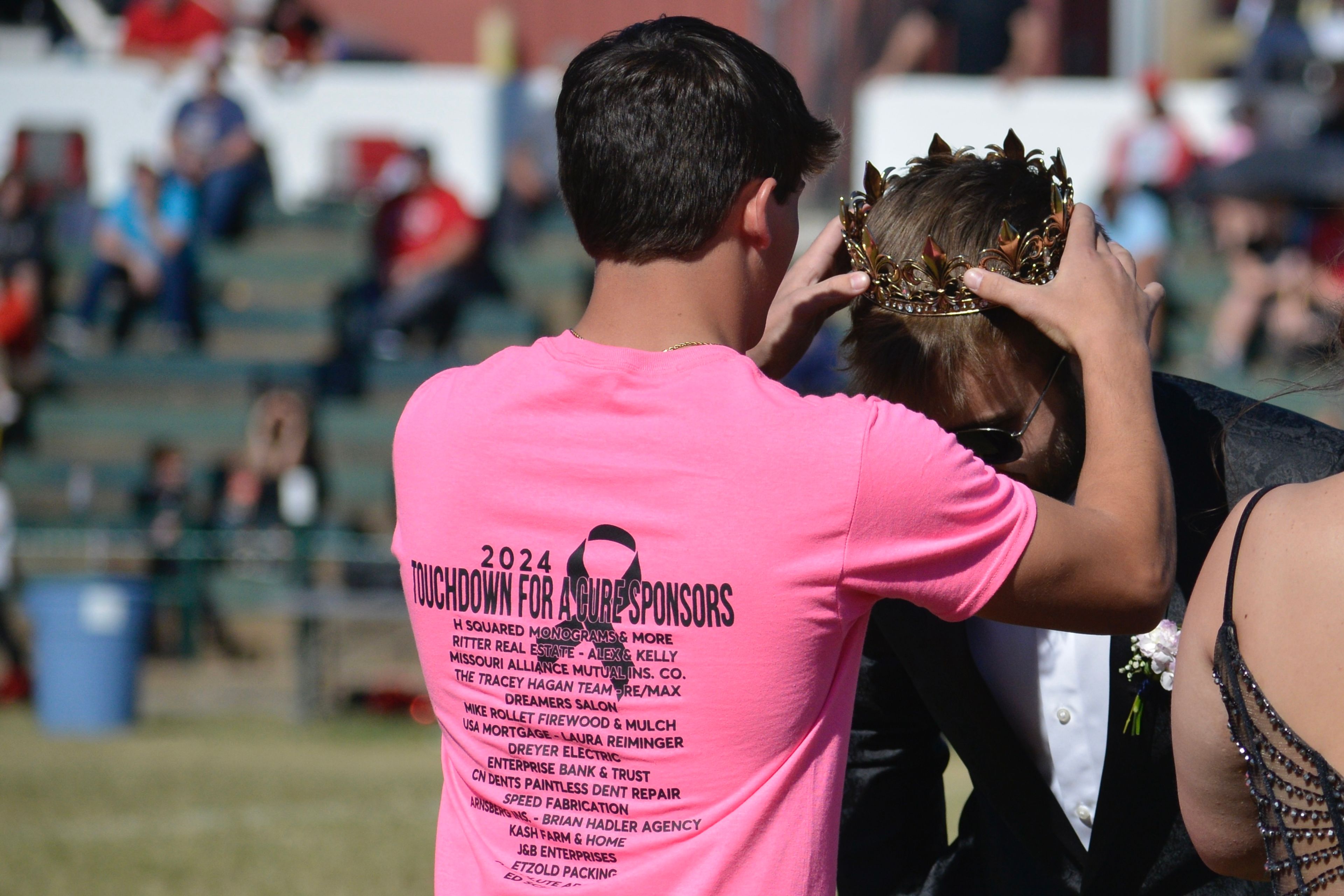 Perryville senior Jake Cissell is crowned homecoming king on Saturday, Oct. 19, in Perryville. 