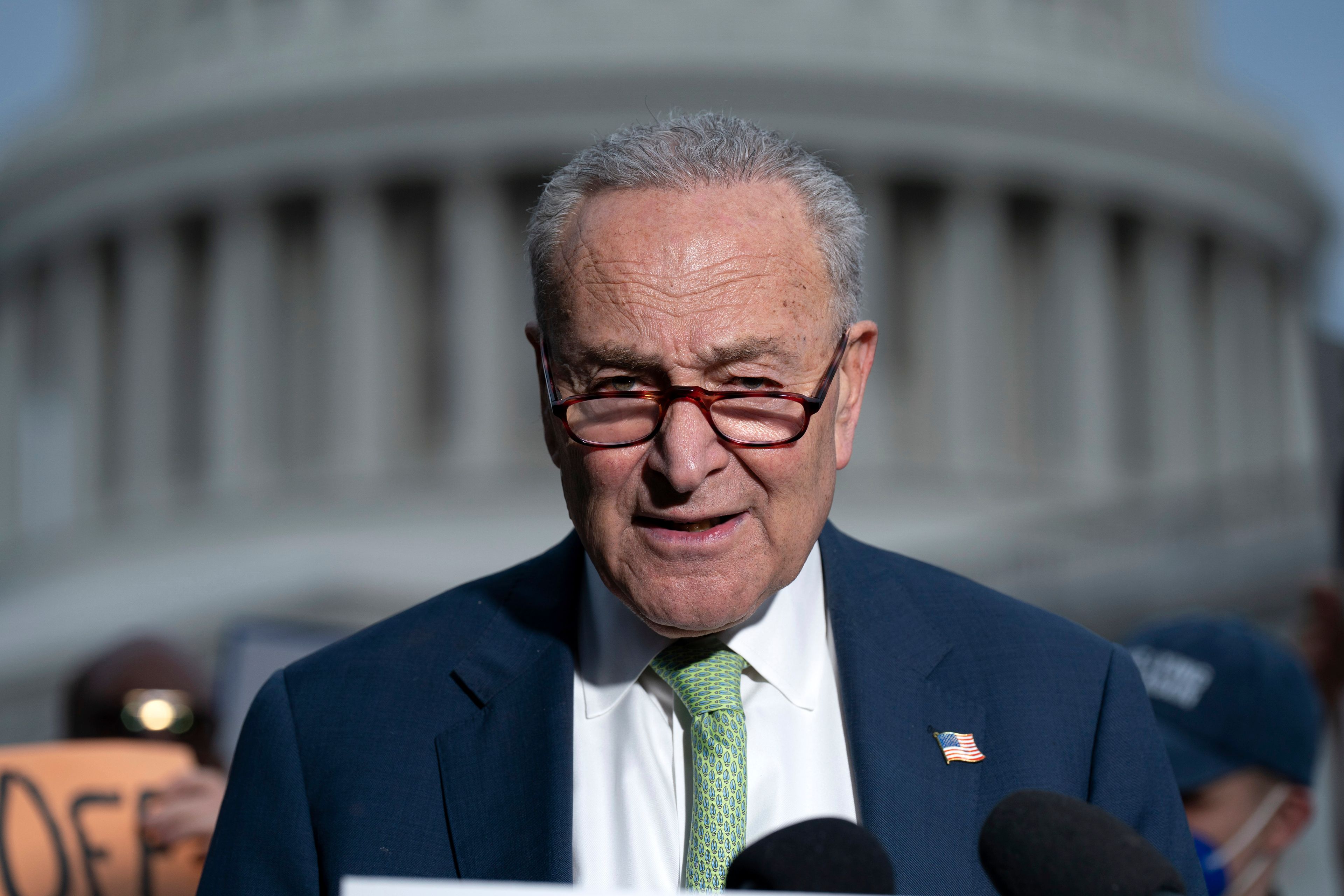 Schumer is vowing to hold up Justice Department nominees for answers about luxury plane from Qatar