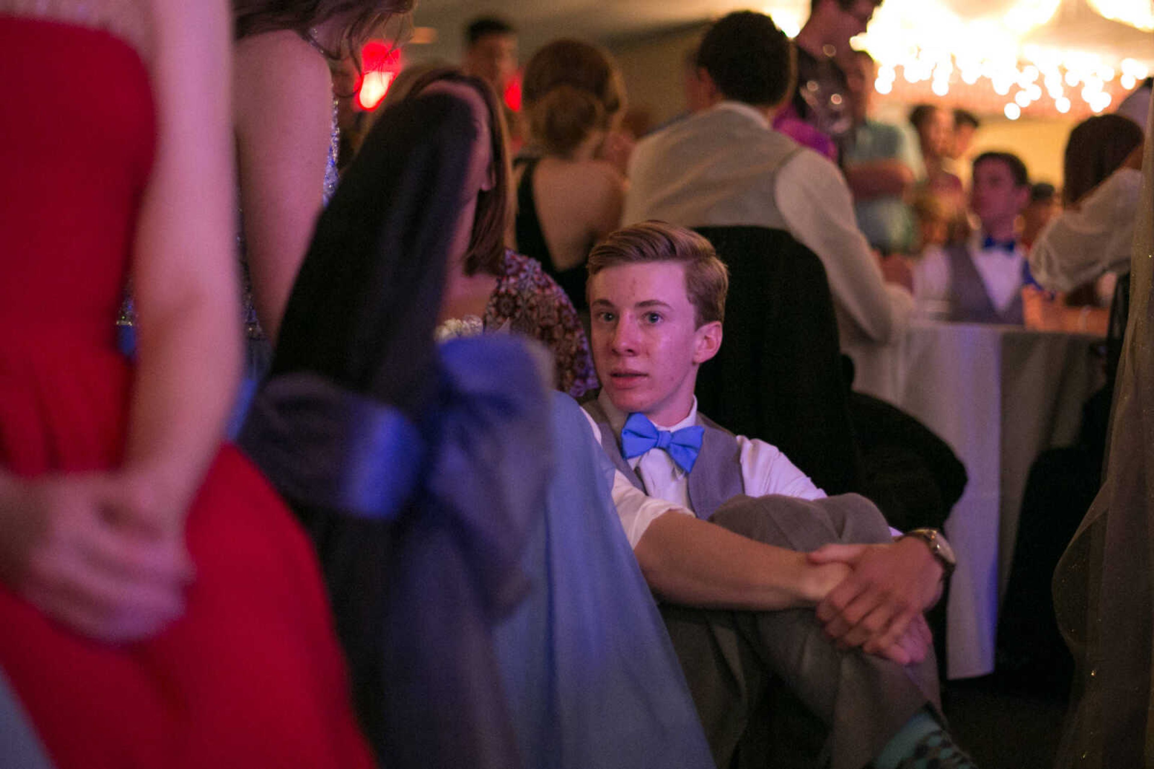 GLENN LANDBERG ~ glandberg@semissourian.com

Students take to the dance floor during the Saxony Lutheran High School's "Classique Magnifique" prom, Saturday, April 23, 2016, at the Cape Girardeau Elks Lodge.