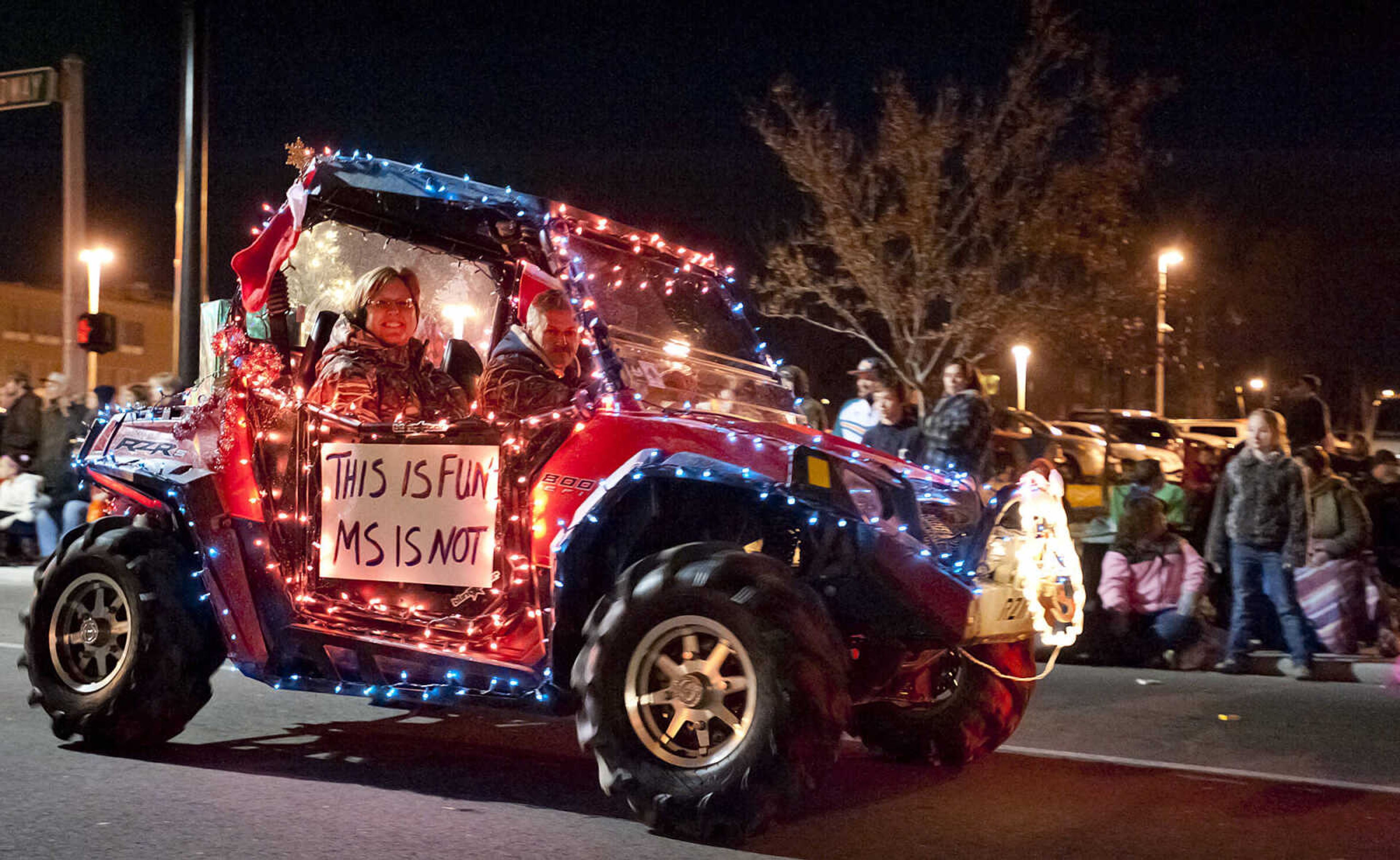 The 22nd Annual Parade of Lights Sunday, Dec. 1, in Cape Girardeau. The parade started at Capaha Park making its way down Broadway and Main Street. The theme for this year's parade was ŇChristmas Fun for Everyone.Ó