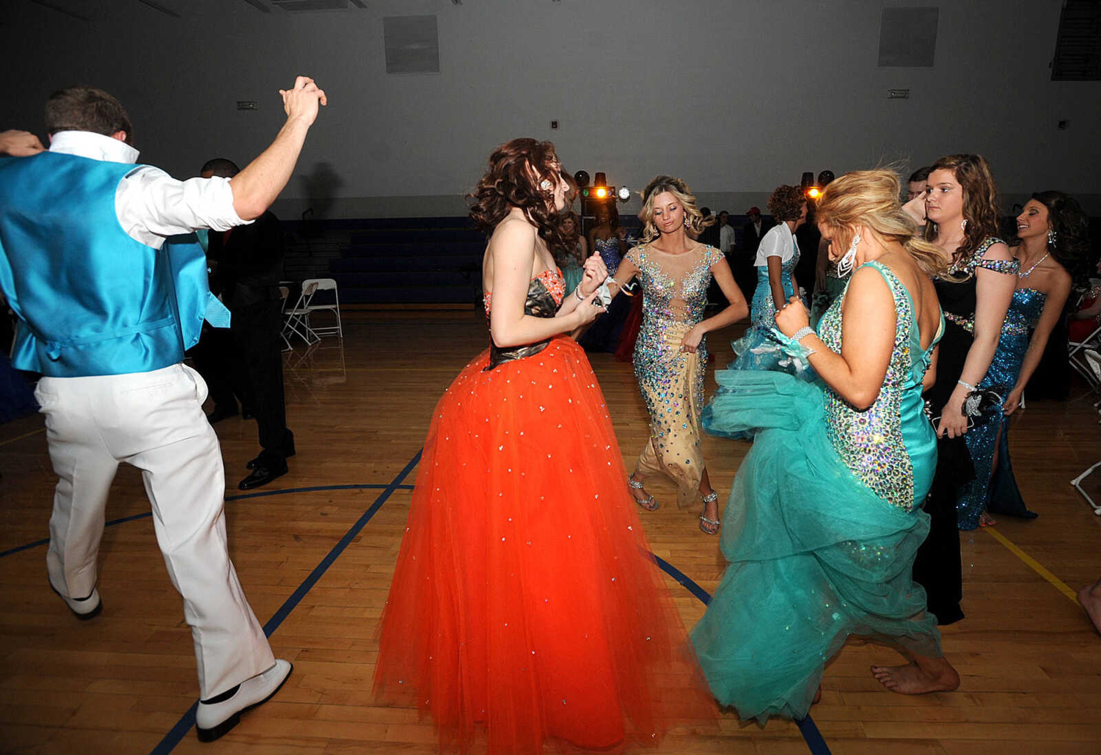 LAURA SIMON ~ lsimon@semissourian.com

Oran High School held its prom Saturday night, April 12, 2014, inside the school's gymnasium.