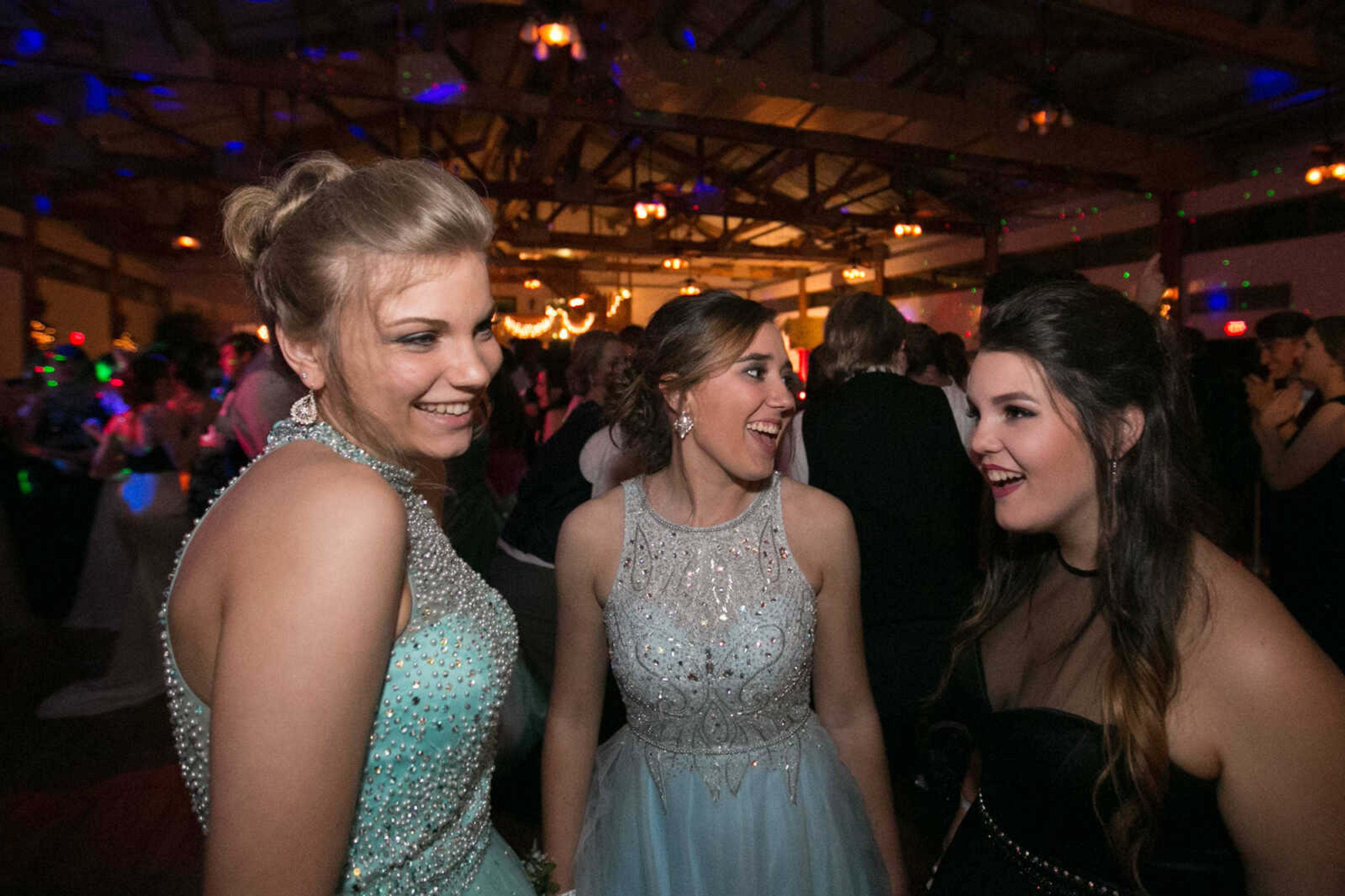 GLENN LANDBERG ~ glandberg@semissourian.com

Students take to the dance floor during the Notre Dame Regional High School prom, "Red Carpet Gala," Friday, April 29, 2016 at Bavarian Halle in Jackson.