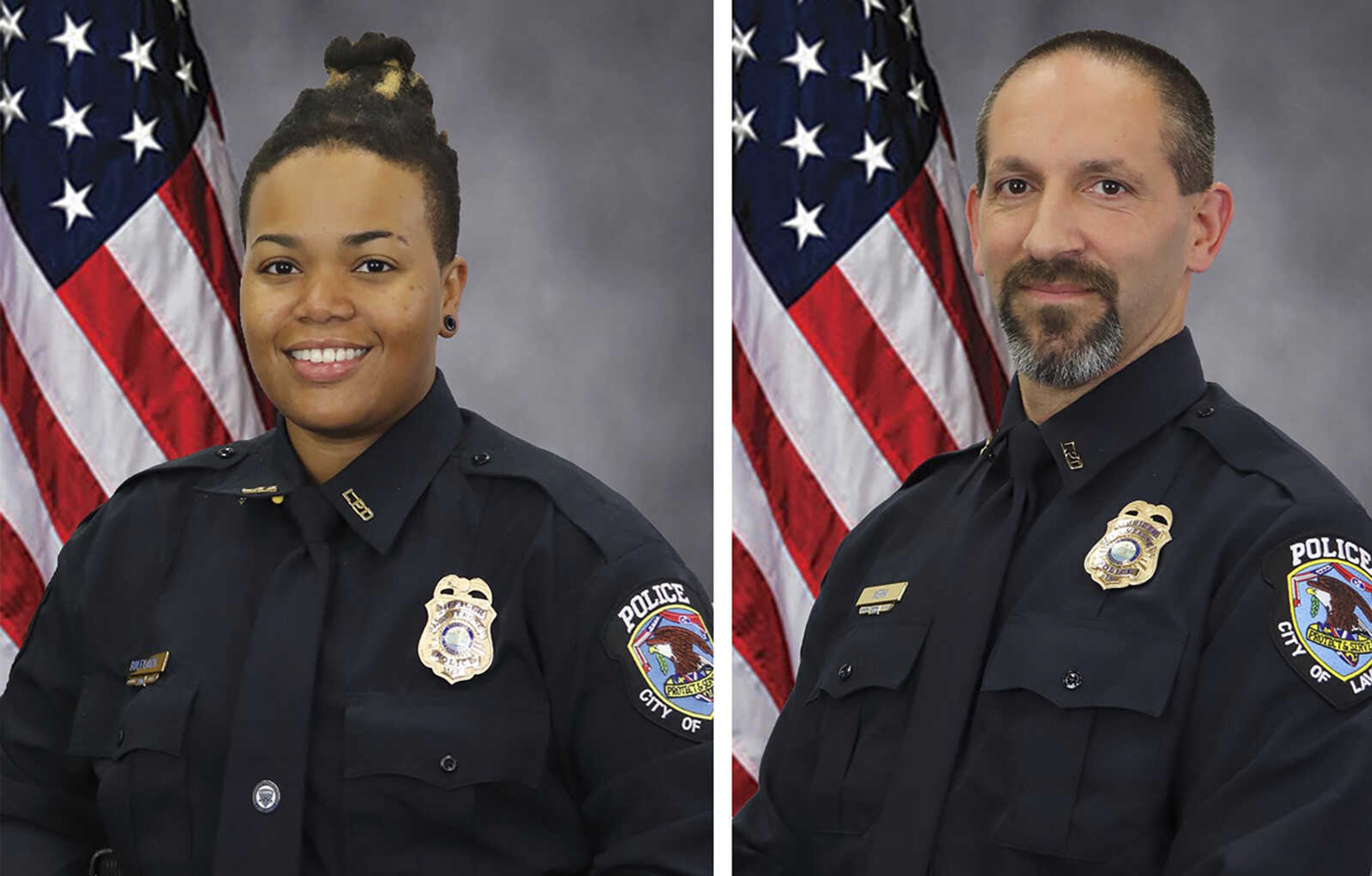 La Vergne police officers Ashely Boleyjack and Gregory Kern.