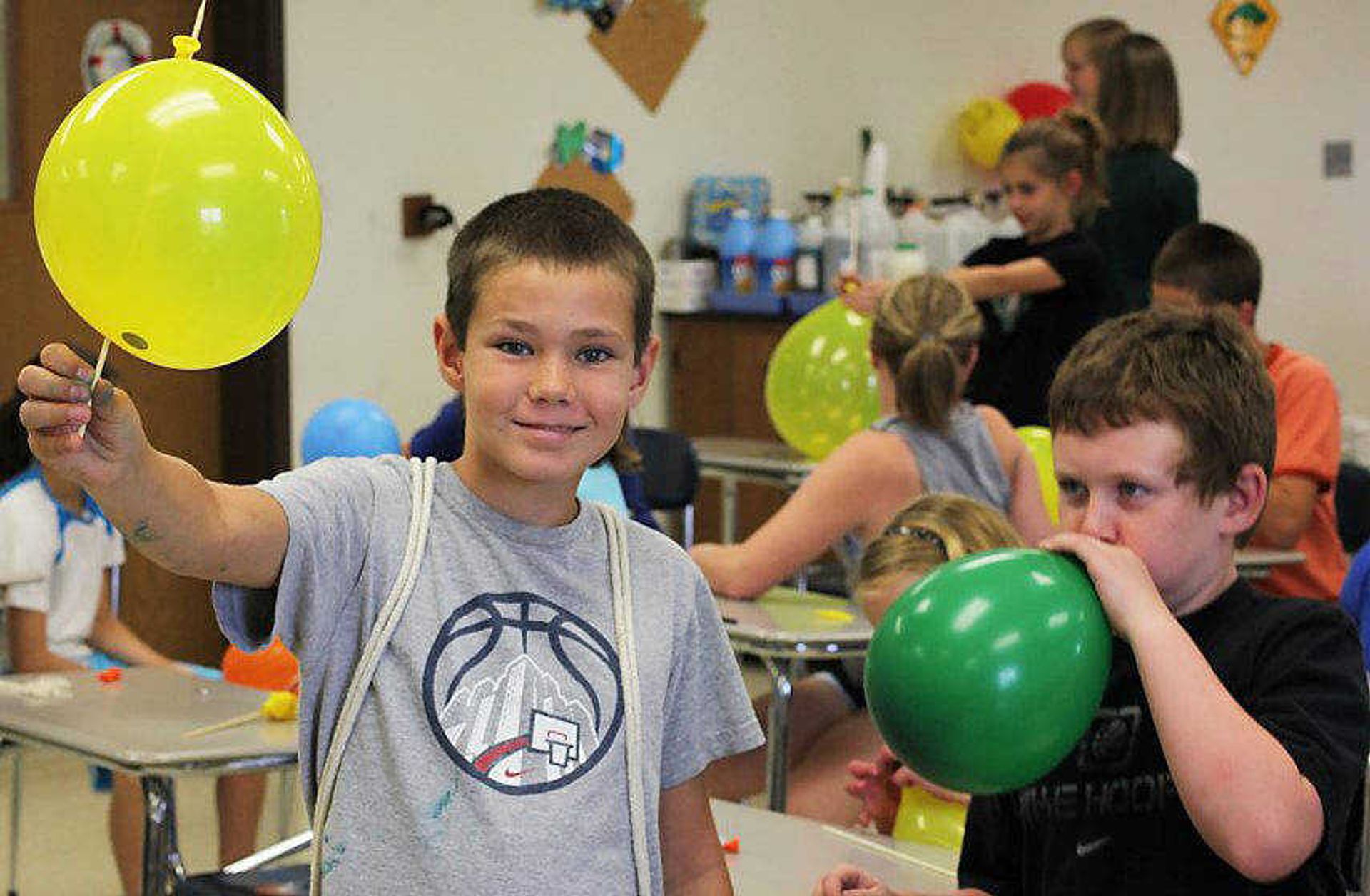 The science camp offered through Notre Dame Regional High School fills up fast in the summer. (Submitted photo)