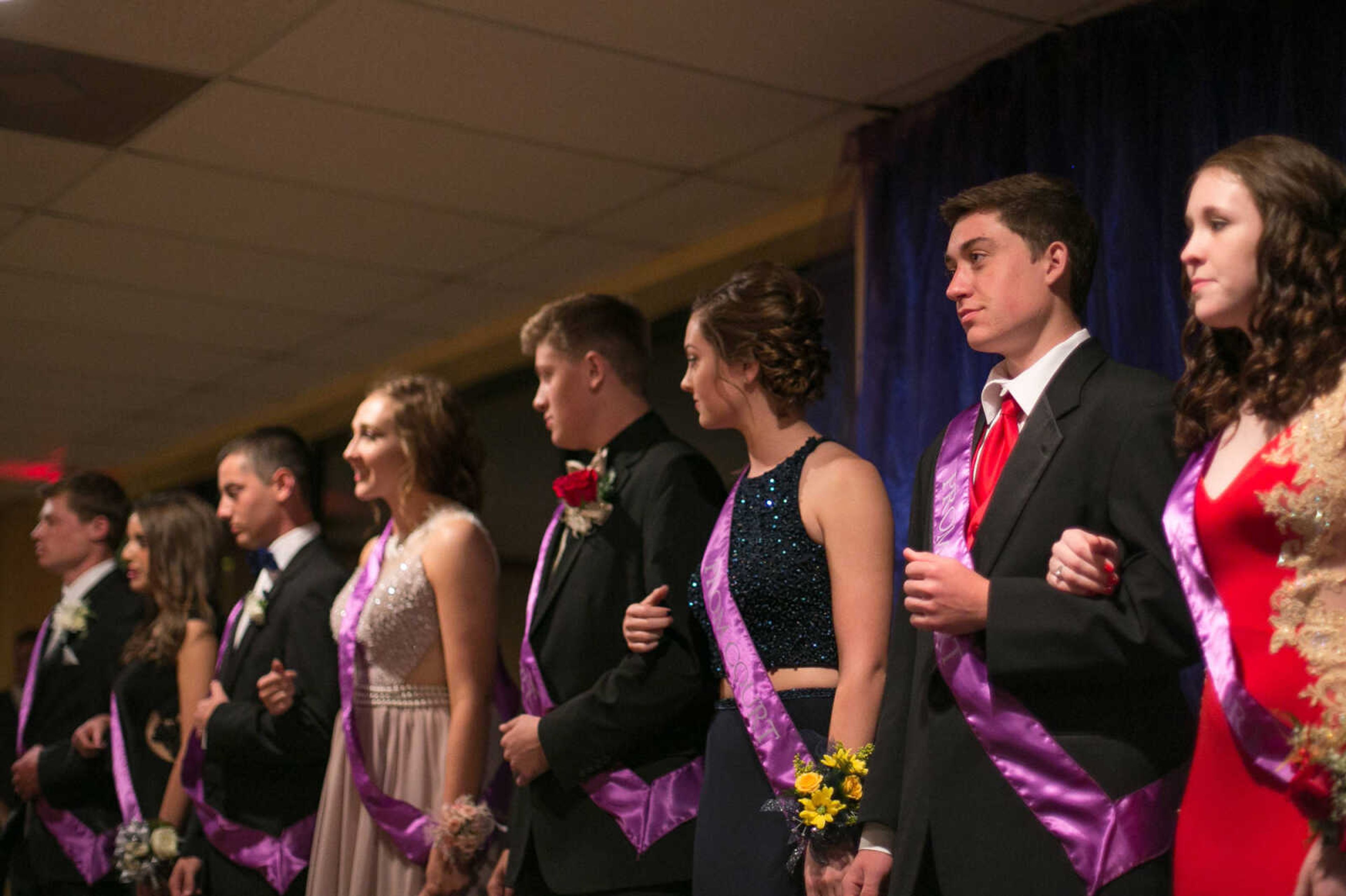 GLENN LANDBERG ~ glandberg@semissourian.com

The crowning of prom king and queen during the Saxony Lutheran High School's "Classique Magnifique" prom, Saturday, April 23, 2016, at the Cape Girardeau Elks Lodge.