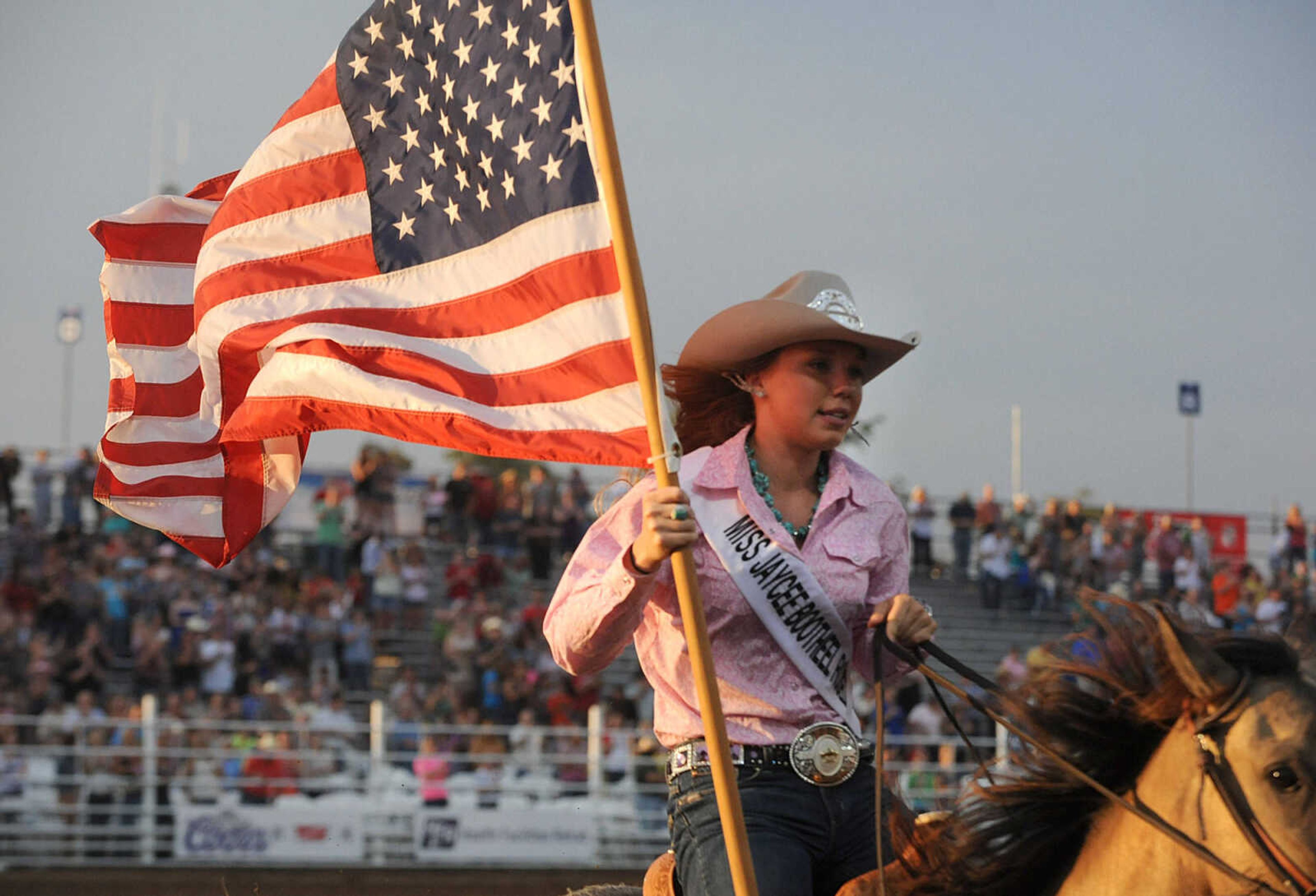 LAURA SIMON ~ lsimon@semissourian.com
The Jaycee Bootheel Rodeo Wednesday night, Aug. 8, 2012 in Sikeston, Mo.