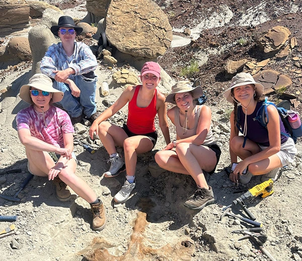 SEMO students unearth T. rex bone on Montana fossil dig