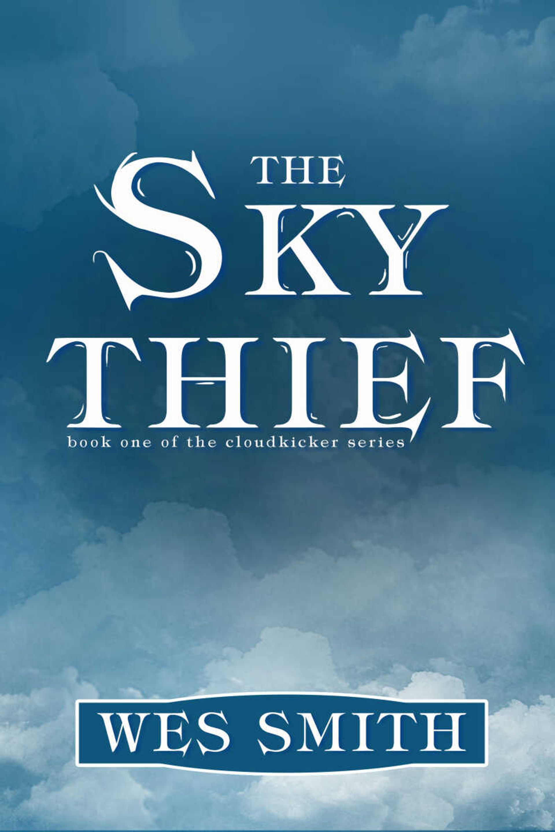 The digital book cover for 'The Sky Thief'