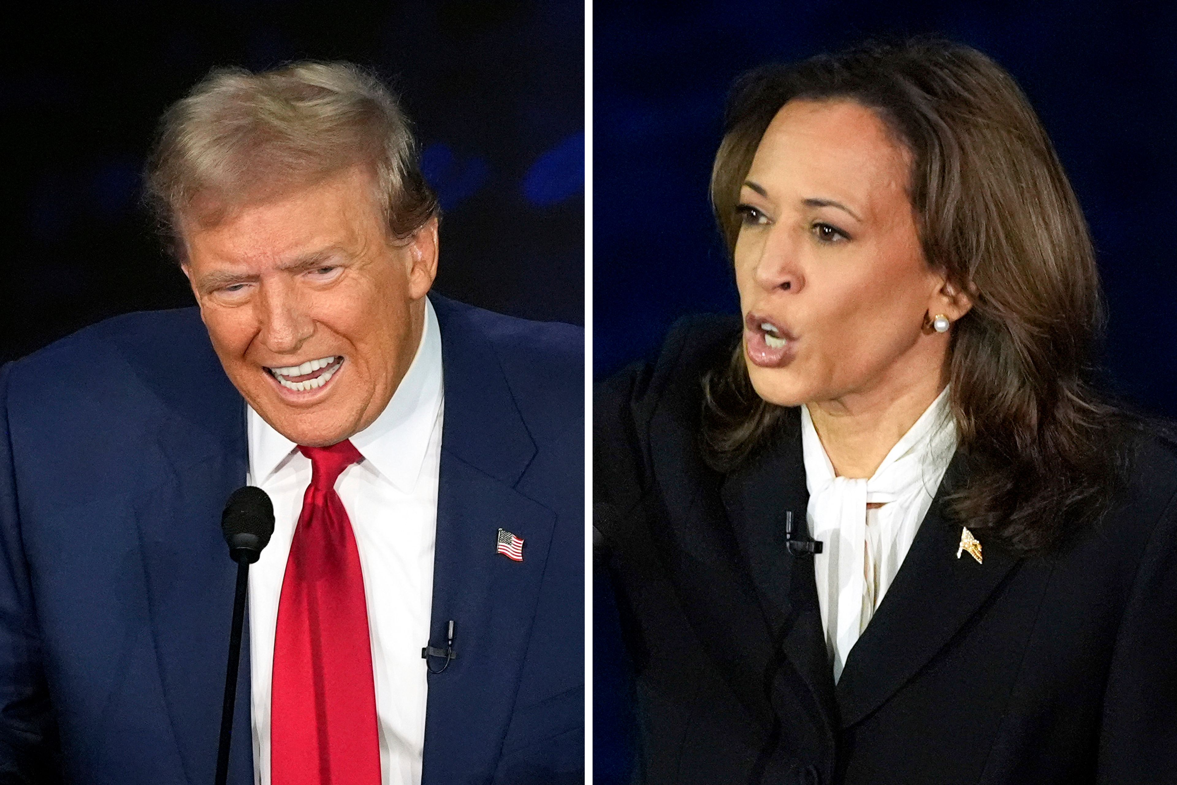 Harris presses a more forceful case against Trump than Biden did on abortion, economy and democracy