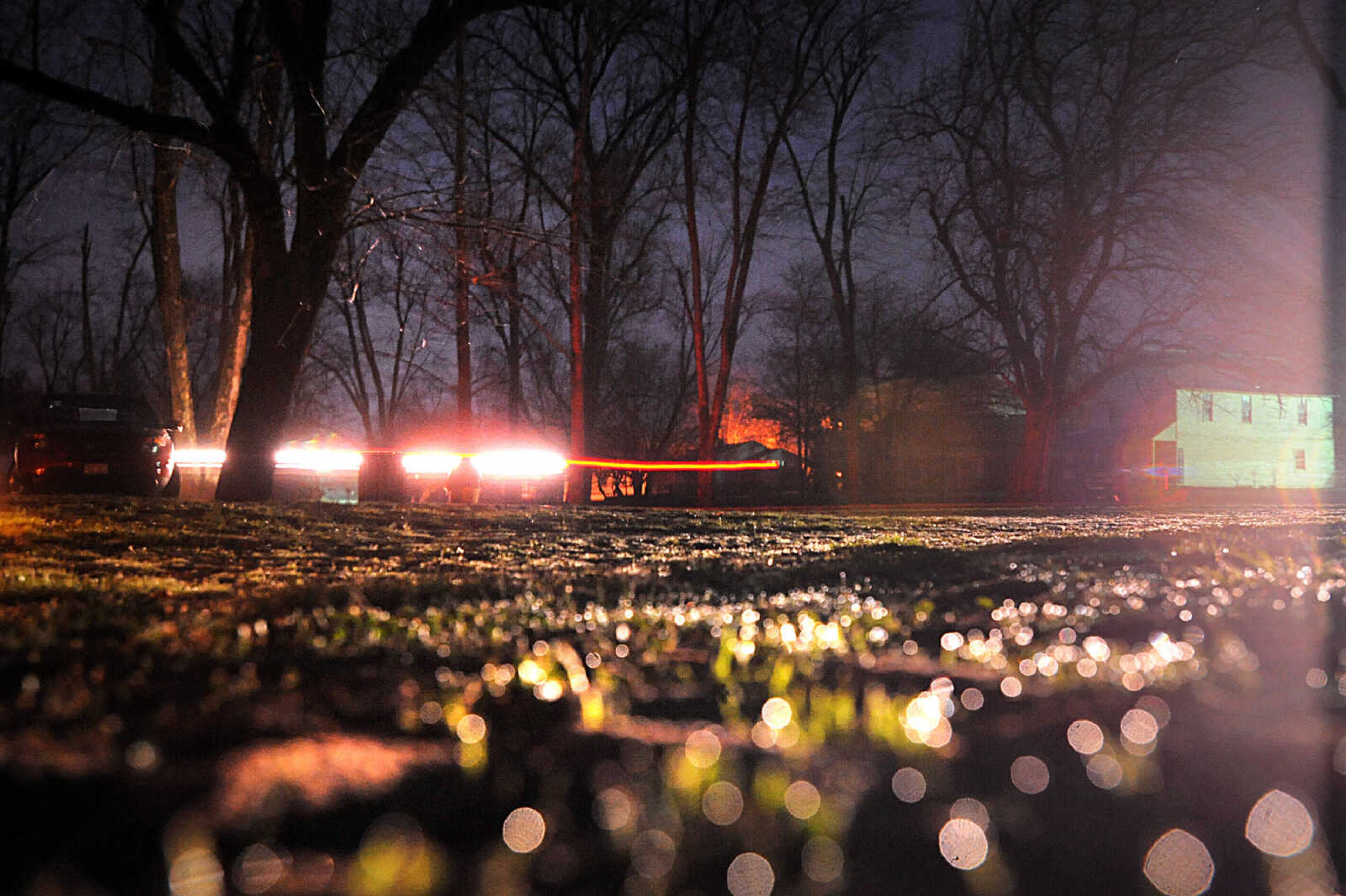 LAURA SIMON ~ lsimon@semissourian.com

People arrive for Burfordville Baptist Church's Easter sunrise service along the bank of the Whitewater River Sunday morning, March 31, 2013 at Bollinger Mill State Historic Site.