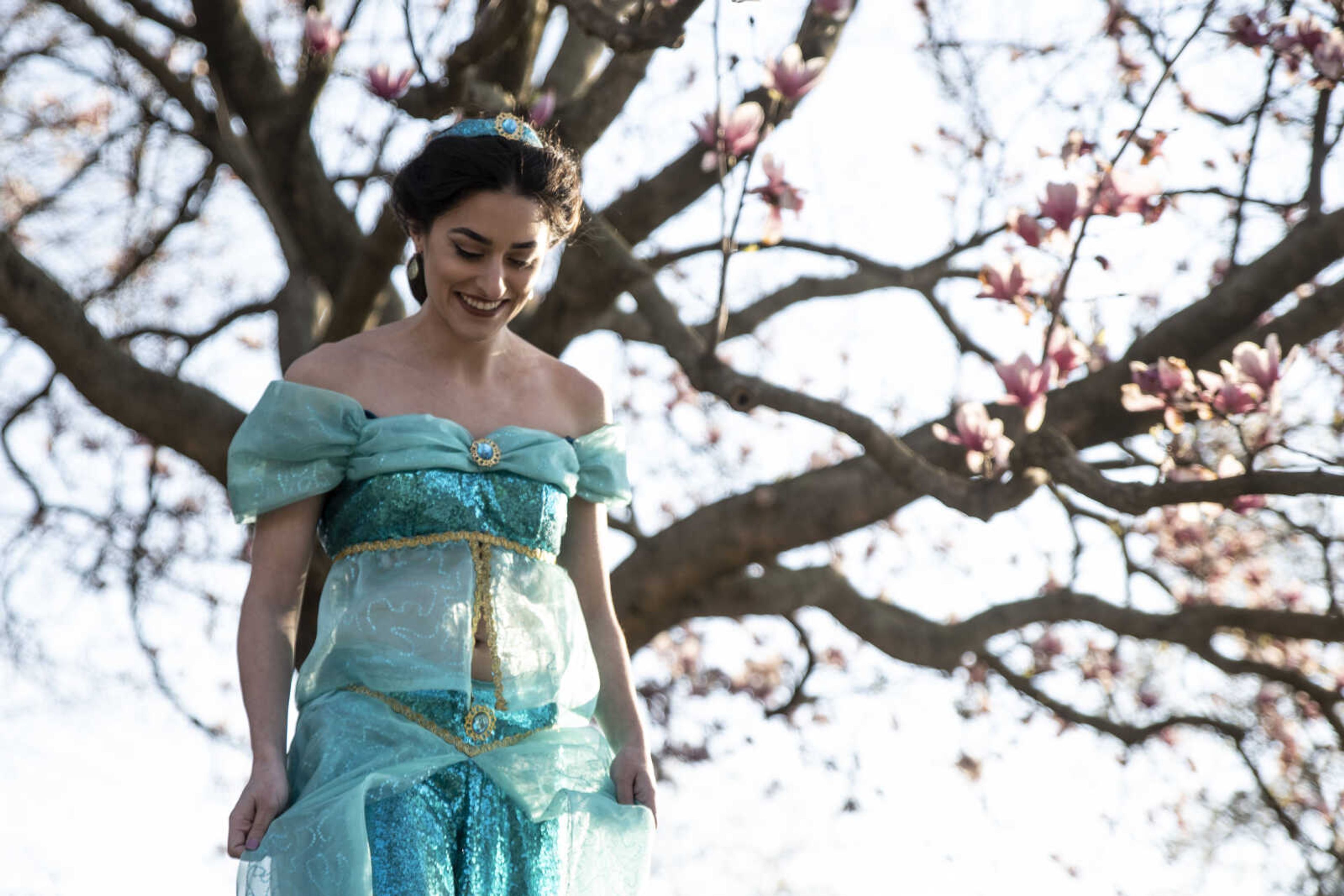 Anna Ricci portrays the role of Jasmine from Disney's "Aladdin" Tuesday, April 2, 2019, in Cape Girardeau.