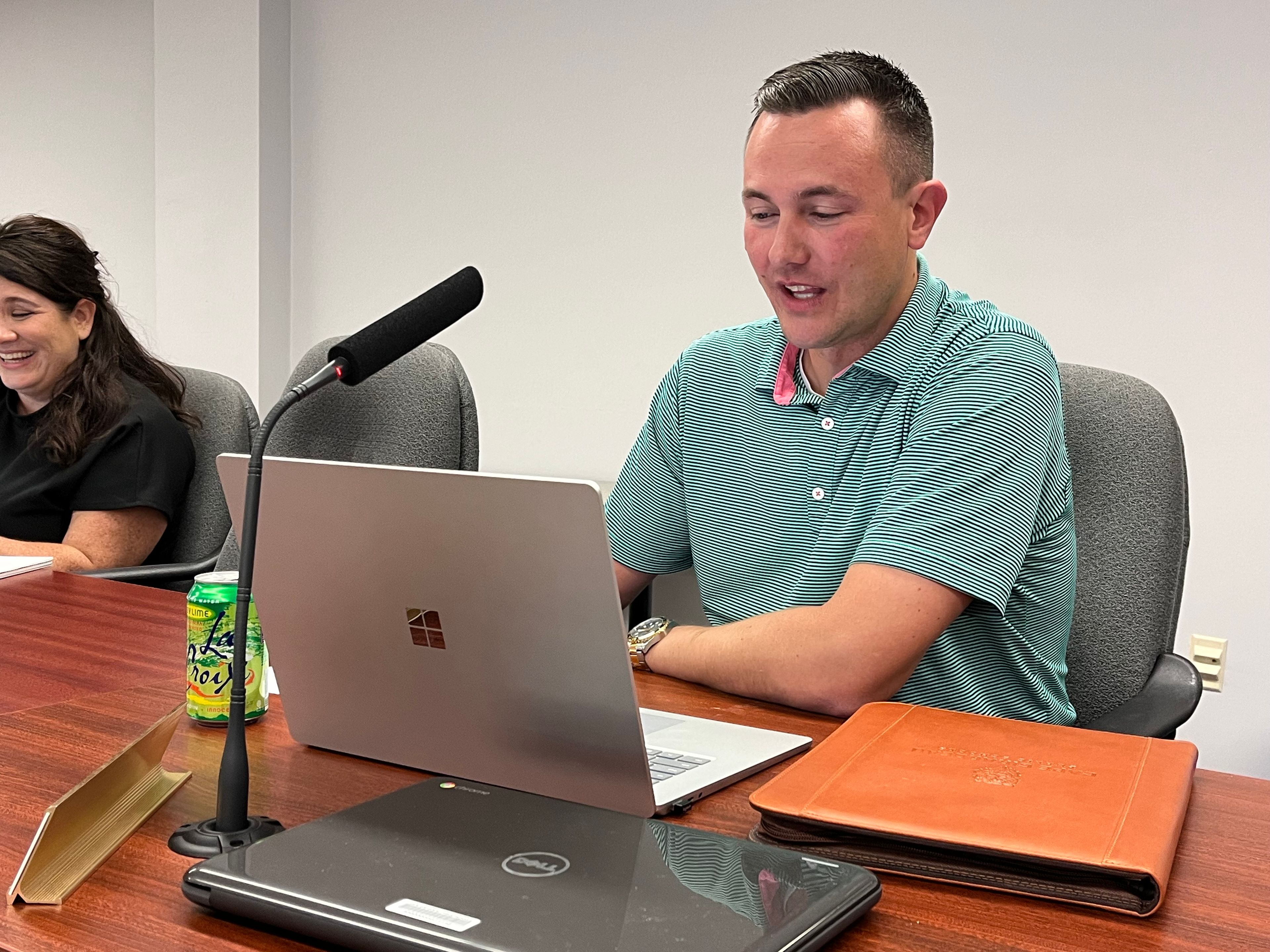 Cape Girardeau Public Schools deputy superintendent for K-12 education Brice Beck during the regular monthly Board of Education meeting Monday, Oct. 28, at the Central Administrative Offices in Cape Girardeau. 