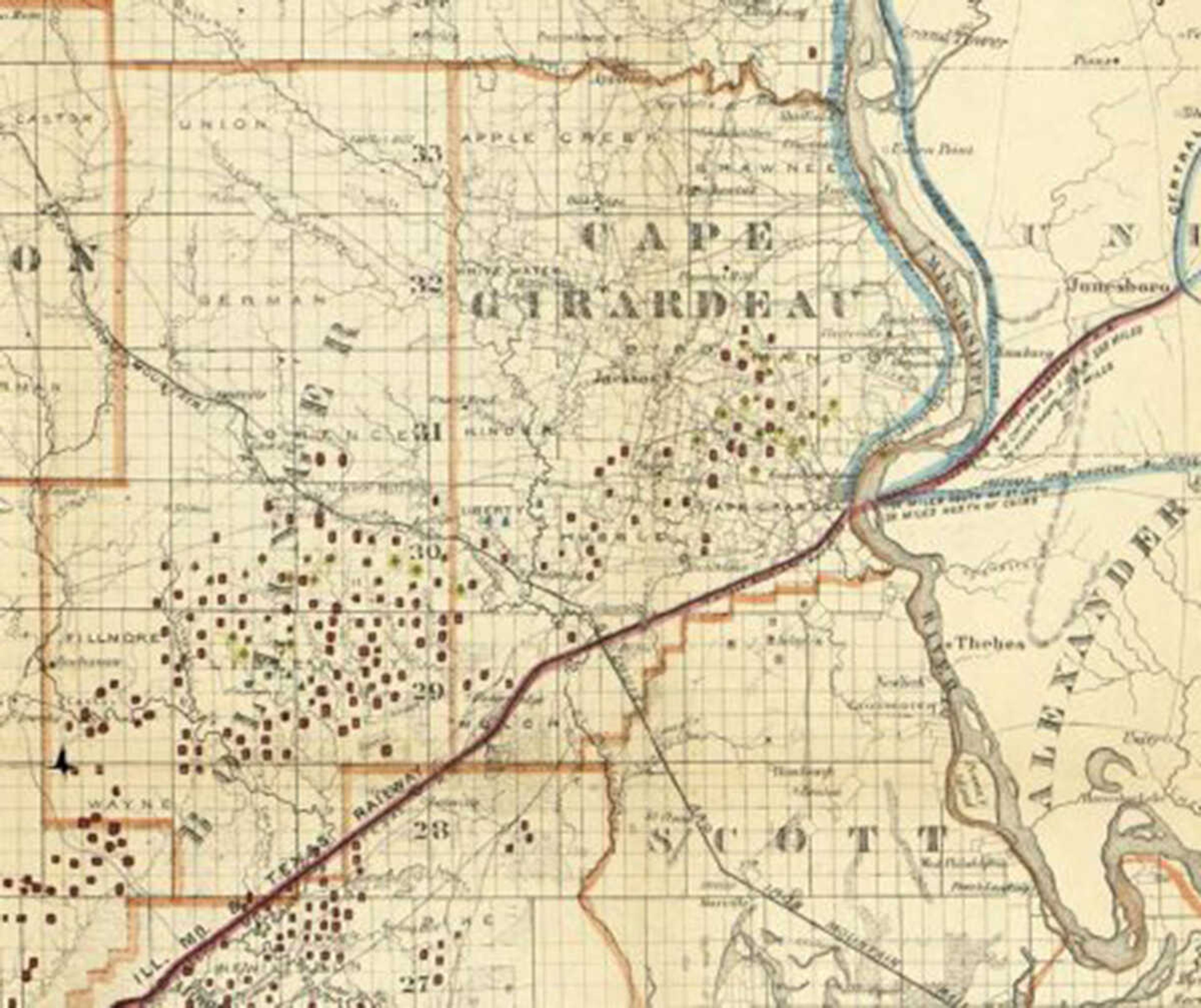 The Mississippi River bridge that never was