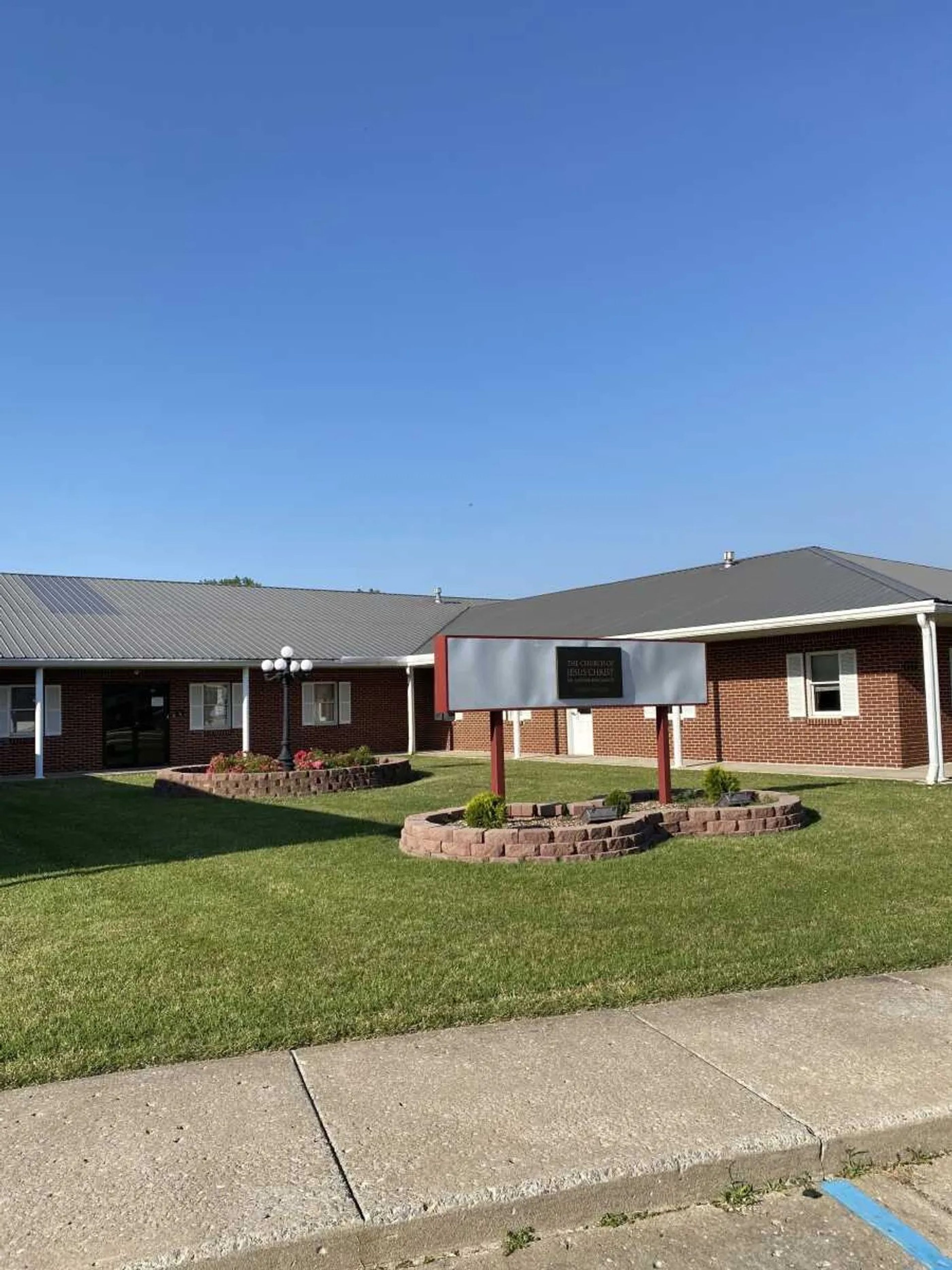 A leased location for Cape Girardeau’s Church of Jesus Christ of Latter-day Saints at 1732 N. Kingshighway serves as a temporary gathering place for the displaced congregation.