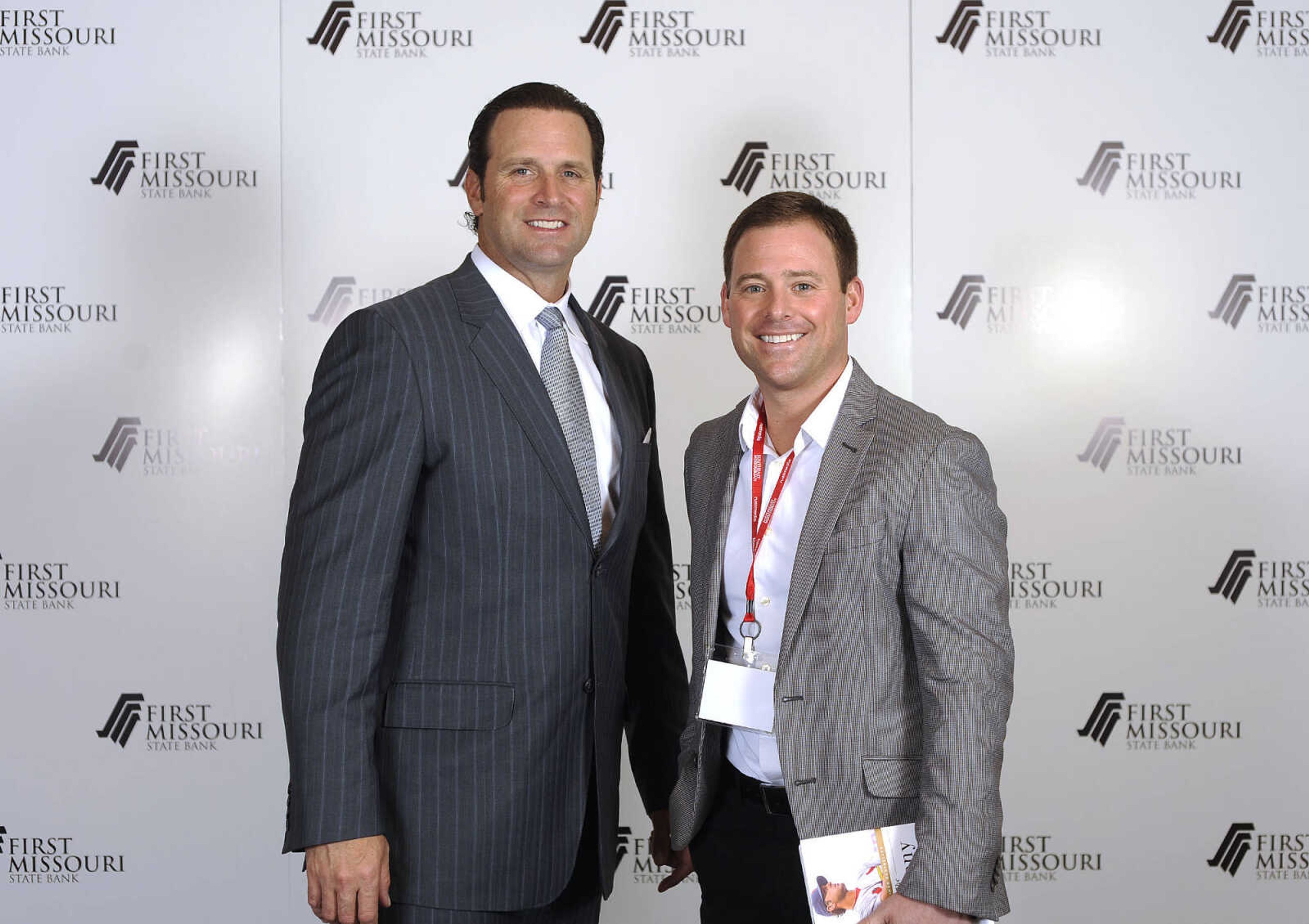 LAURA SIMON ~ lsimon@semissourian.com

Mike Matheny, manager of the St. Louis Cardinals, poses with fans during a VIP reception, Wednesday, Dec. 2, 2015, at Southeast Missouri State University's River Campus. "The State of Cardinals Nation" was presented by First Missouri State Bank.