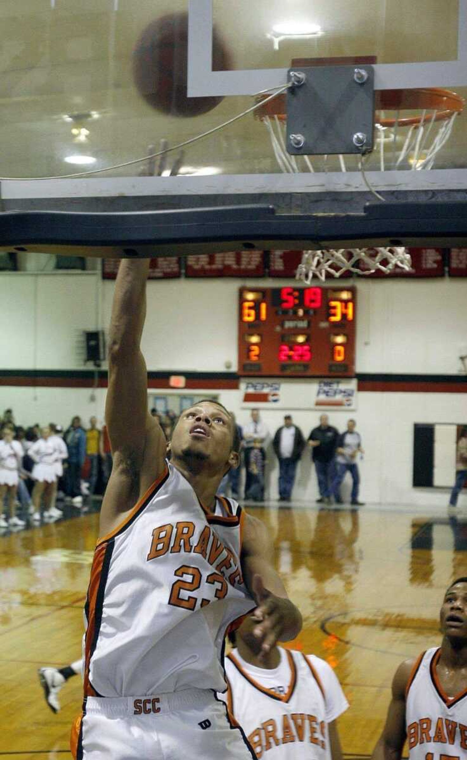 Scott County Central senior Drew Thomas averages 25.5 points a game this season.