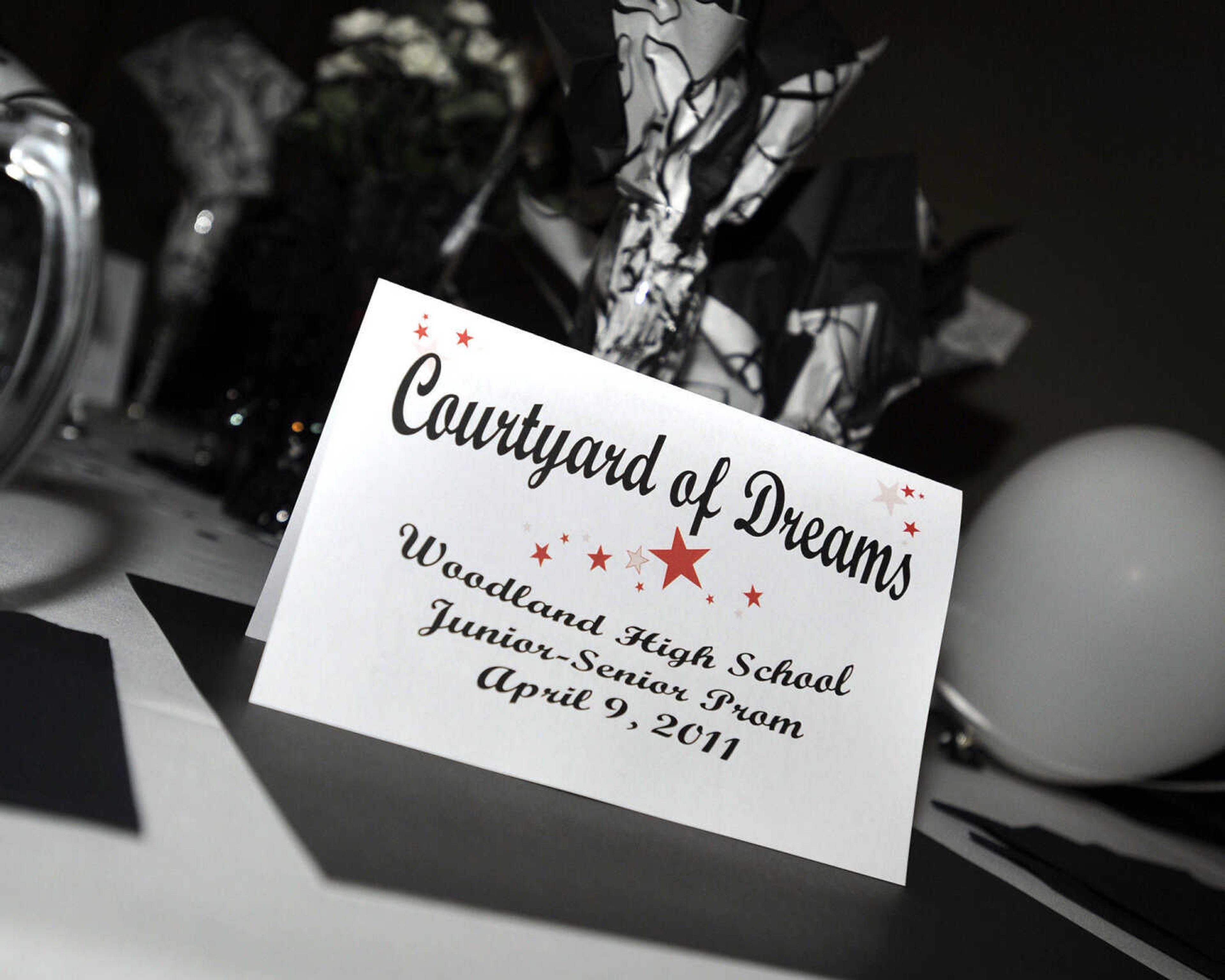 Woodland High School prom "Courtyard of Dreams" April 9, 2011.