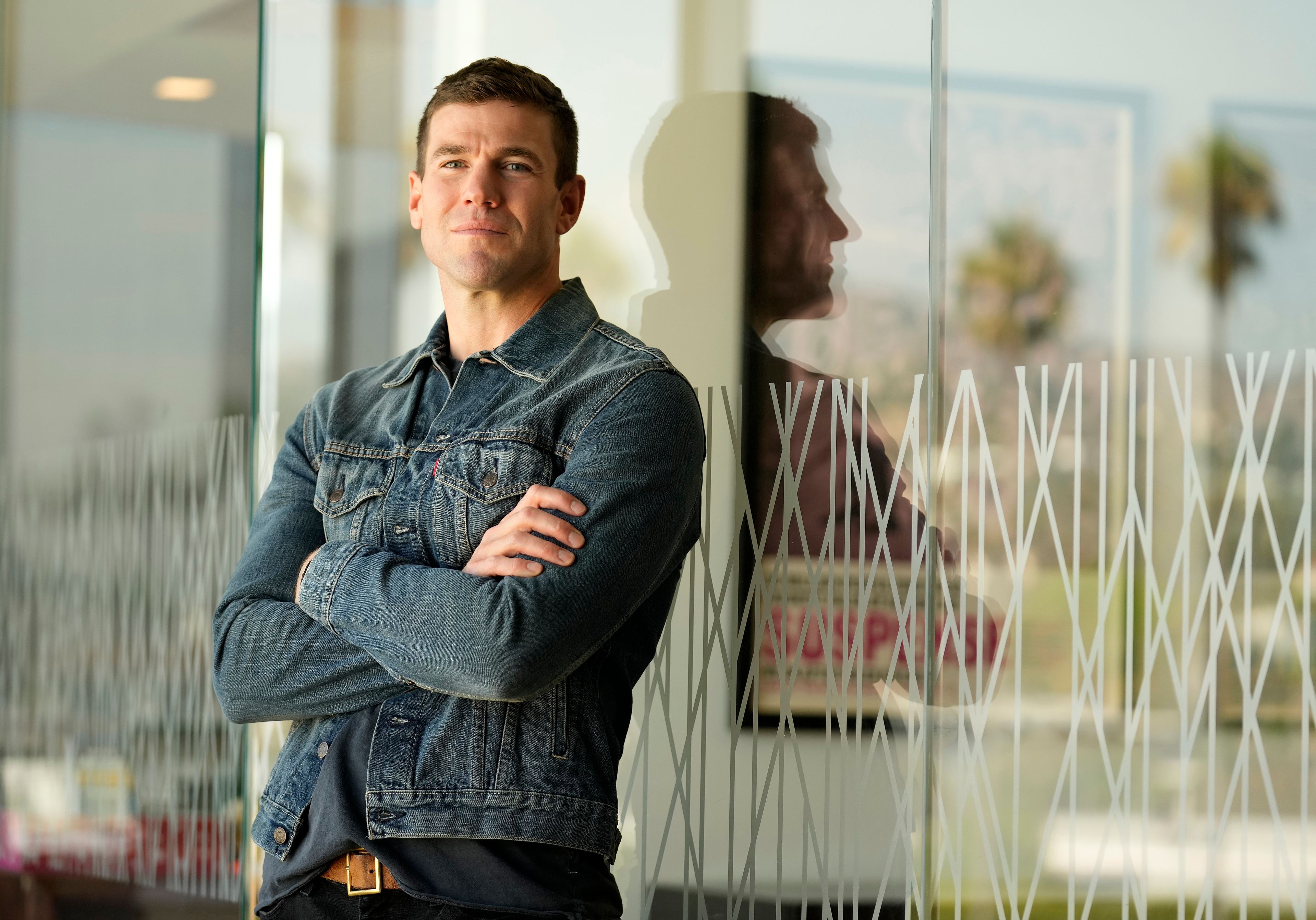 Actor Austin Stowell poses for a portrait in Los Angeles on Oct. 7, 2024. (AP Photo/Chris Pizzello)