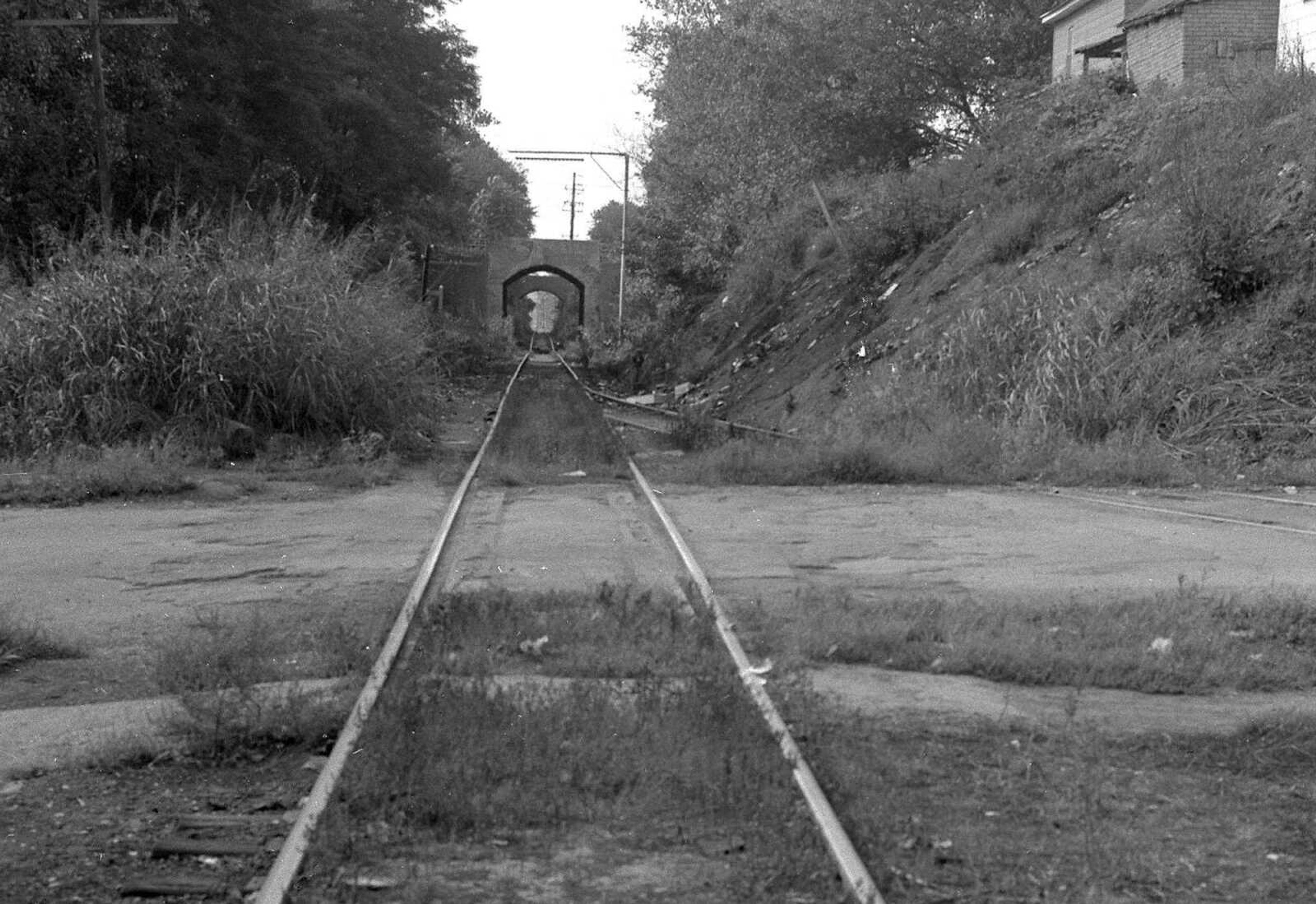 Louis Houck built underpasses for his railroad tracks through Cape Girardeau in the early 1900s. The concrete structures carried traffic on Good Hope and Morgan Oak streets. This photo is undated. (Missourian archives photo by G.D. "Frony" Fronabarger)