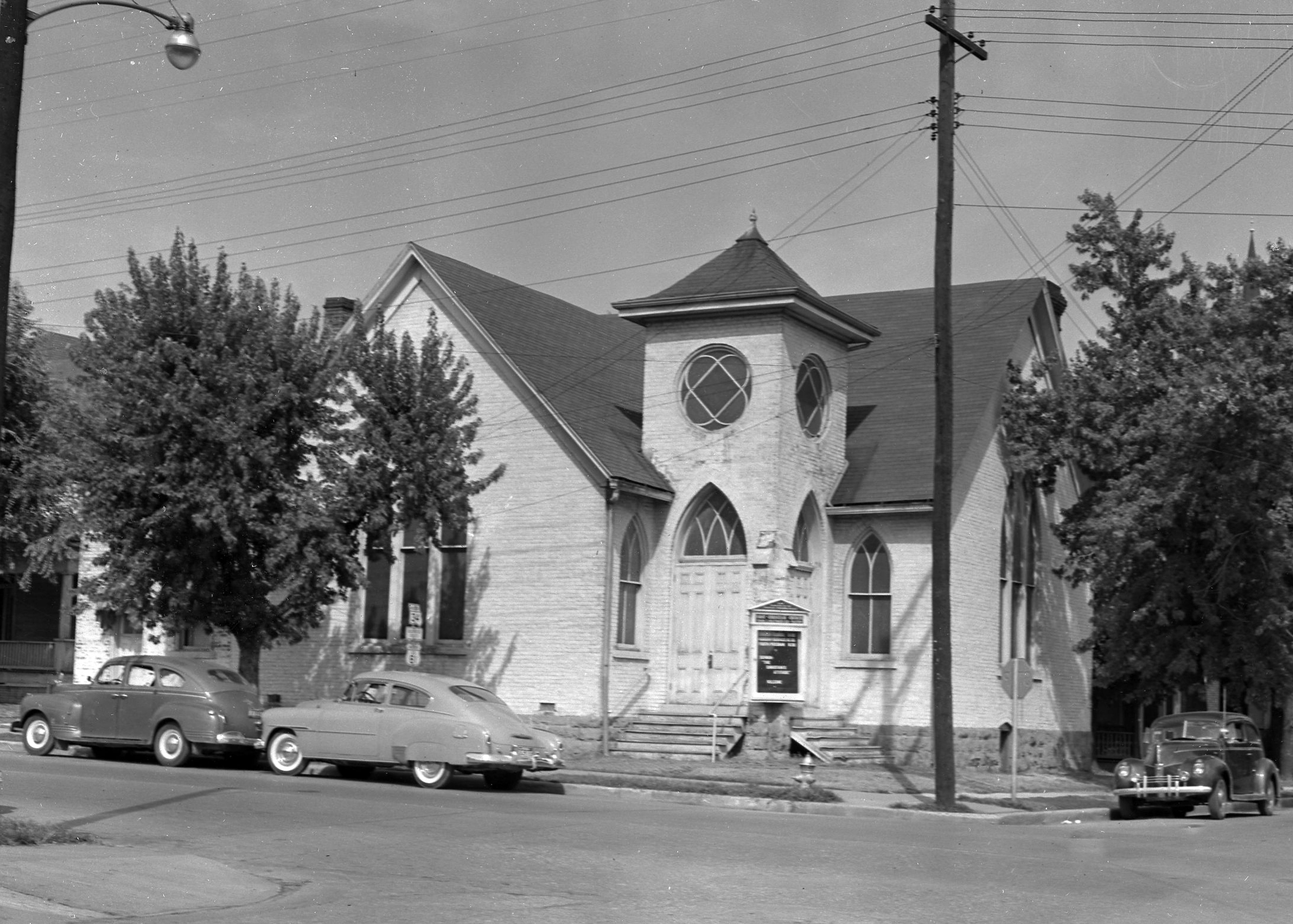 First Christian Church was at Themis and Sprigg streets in Cape Girardeau. In 1949 the local Christian congregation joined with others across the nation to celebrate the church's centennial