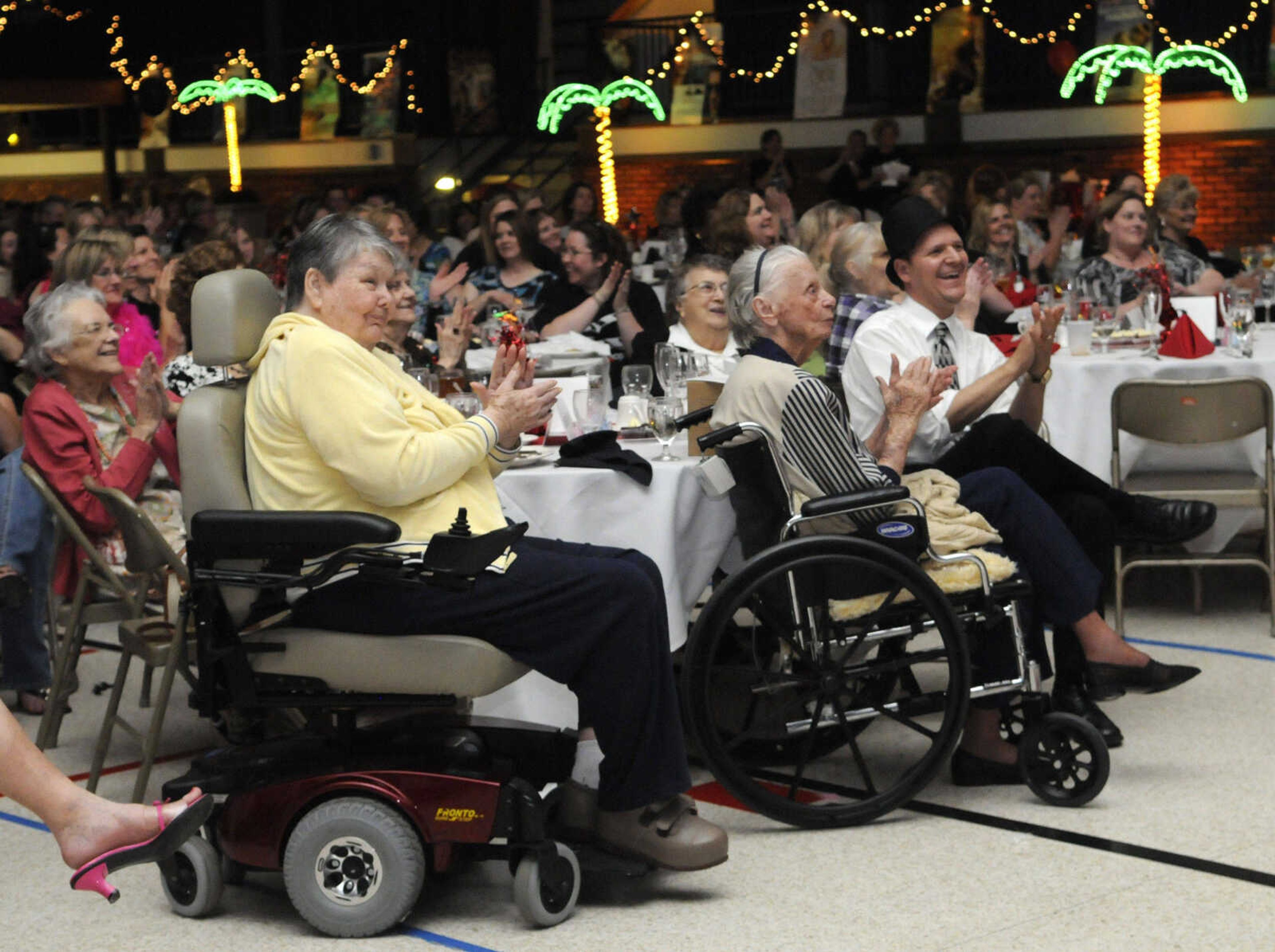 KRISTIN EBERTS ~ keberts@semissourian.com

Attendees enjoy the entertainment during the 2010 Celebration of Nursing at A.C. Brase Arena in Cape Girardeau, Mo., on Wednesday, May 5. Over 400 area nurses attended the celebration. The night's theme was "Hollywood Salutes Nursing."