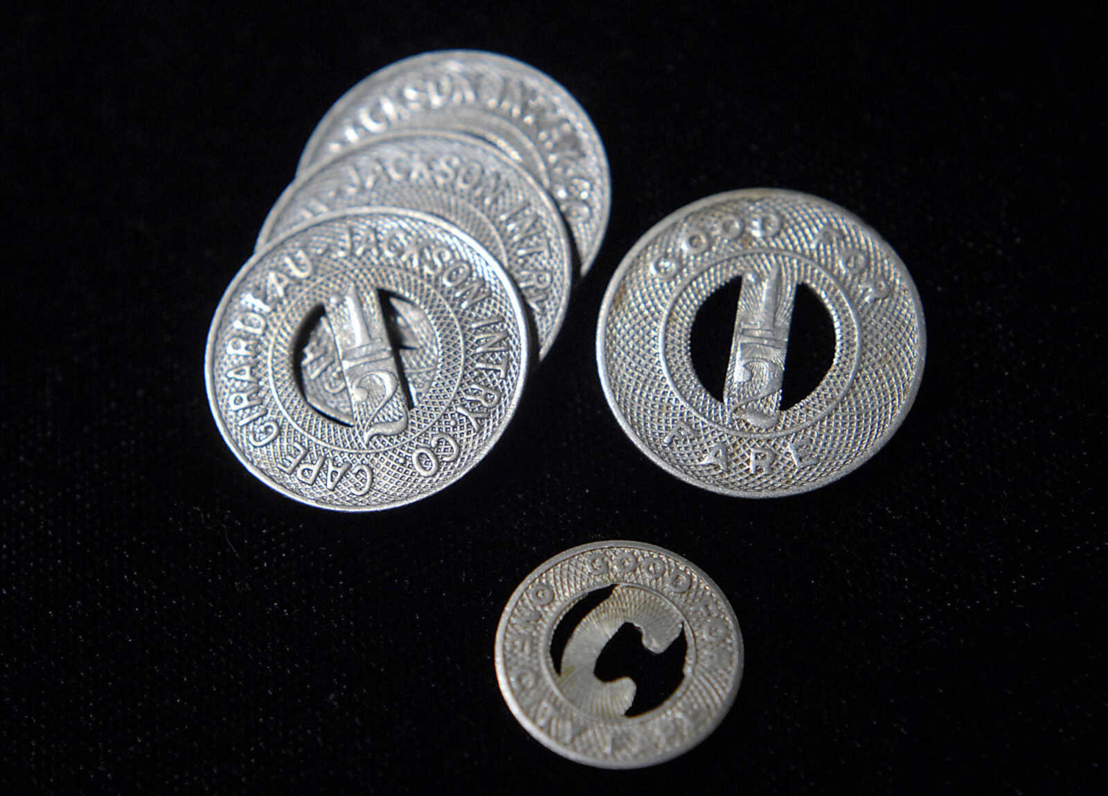 Tokens used on the Interurban Railway.