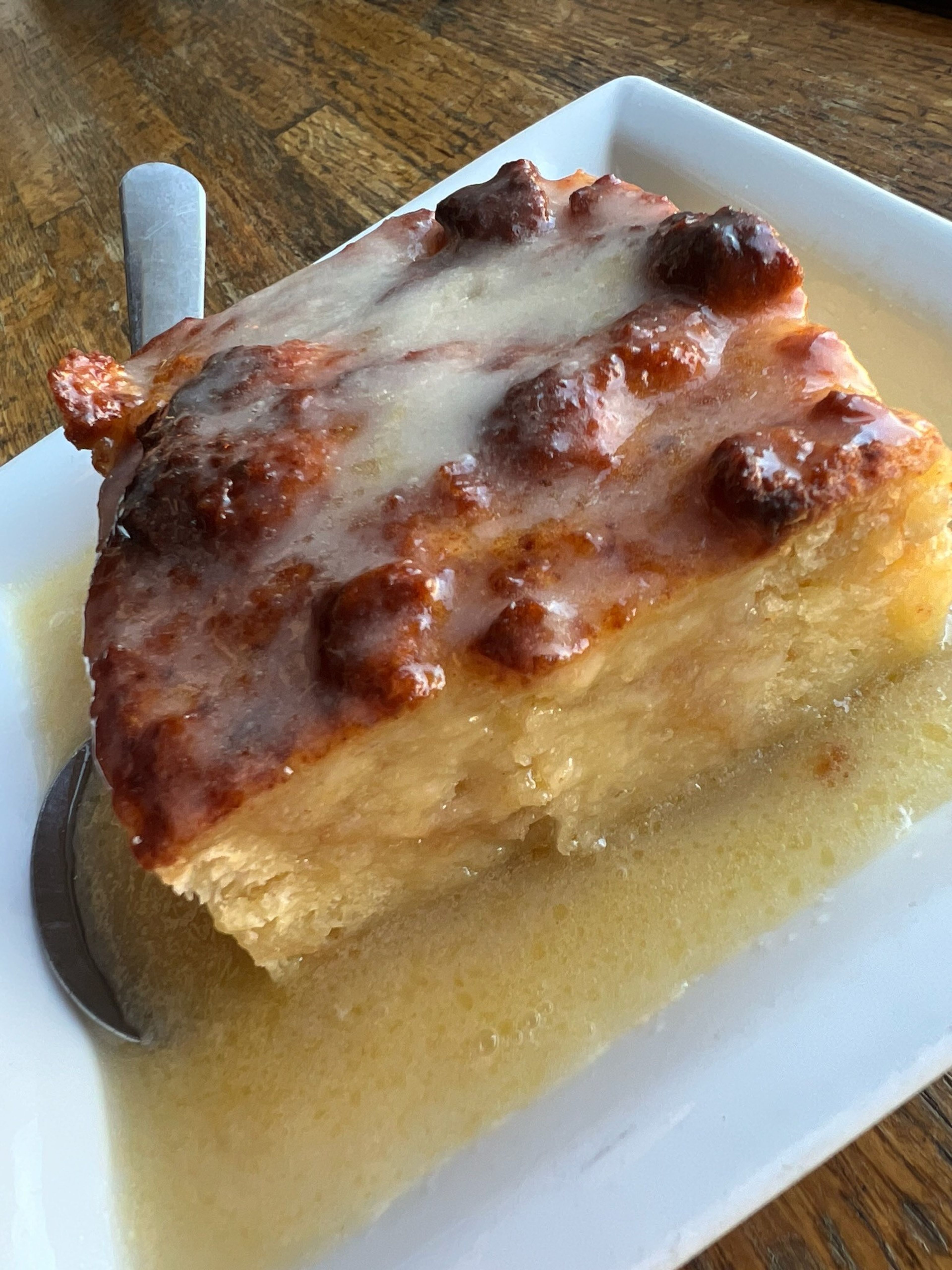 The rich sweet flavor of Port Cape's warm bread pudding in amaretto sauce is worth a trip to downtown Cape Girardeau.