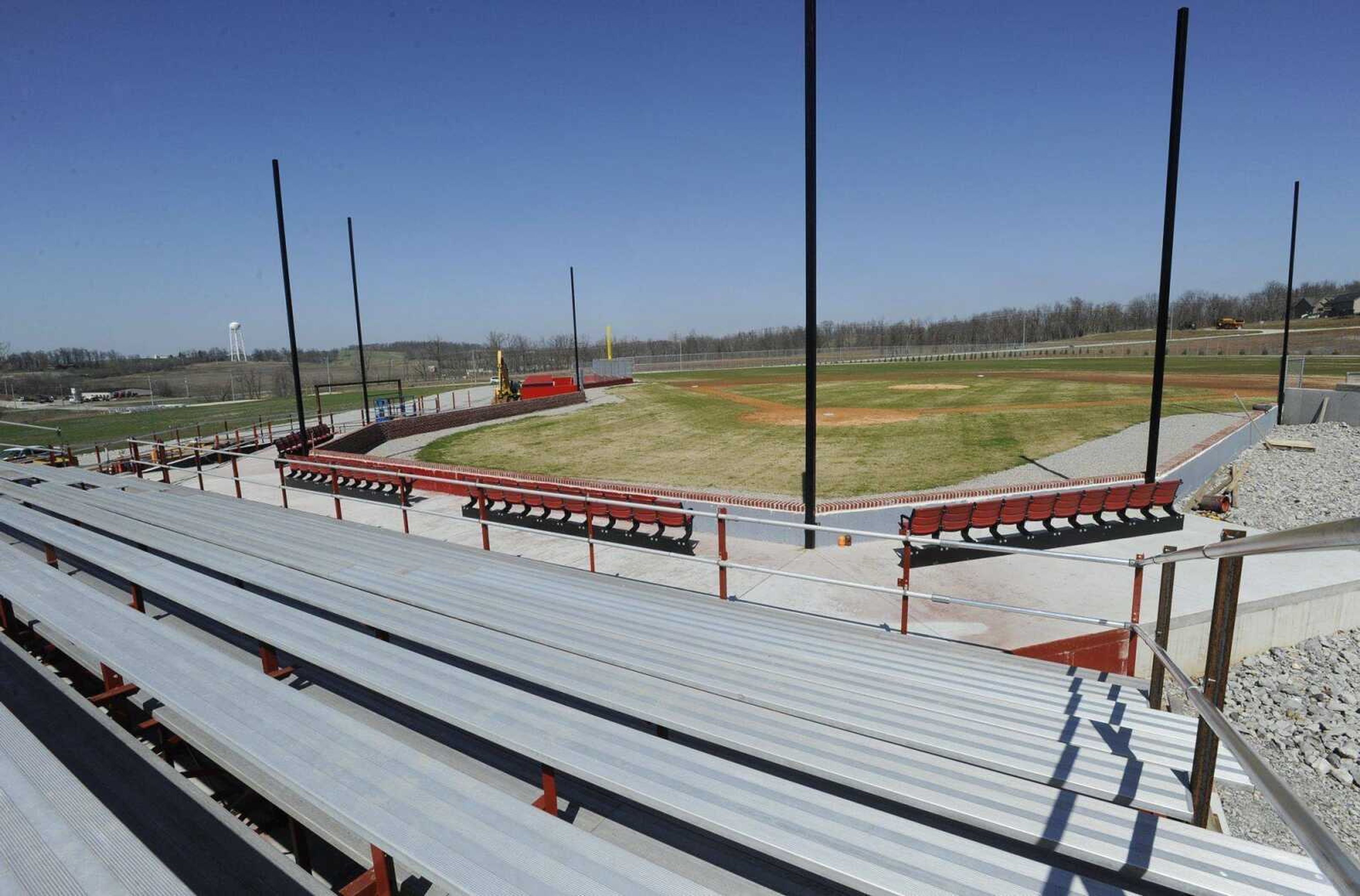 Whitey Herzog Stadium in Jackson has received more than $400,000 in donations and been under construction for three years. (Fred Lynch)