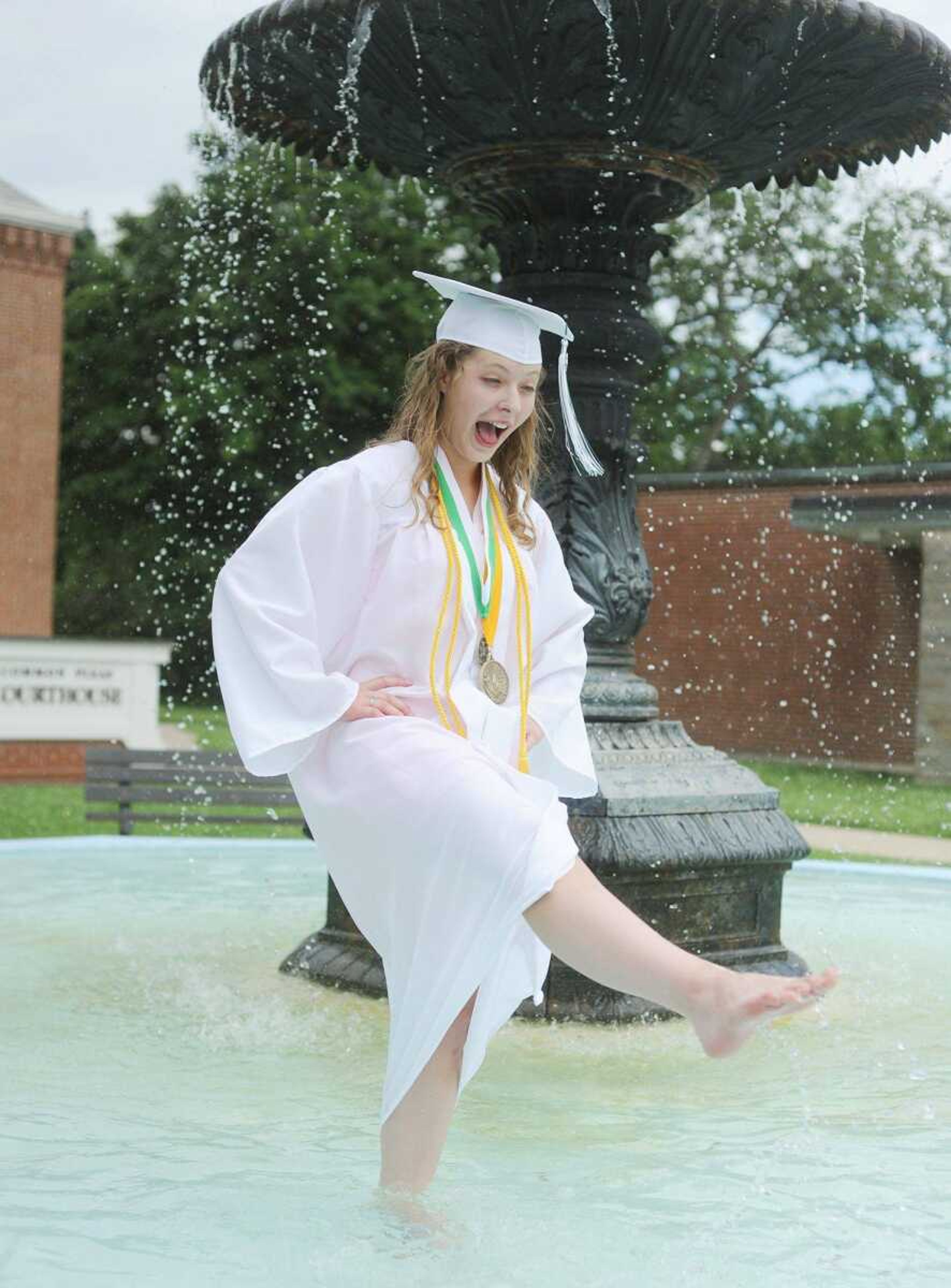 Daria Thompson, 2015 Perryville, Missouri, High School valedictorian, plans to study physical therapy this fall at Maryville University of St. Louis. (Laura Simon)