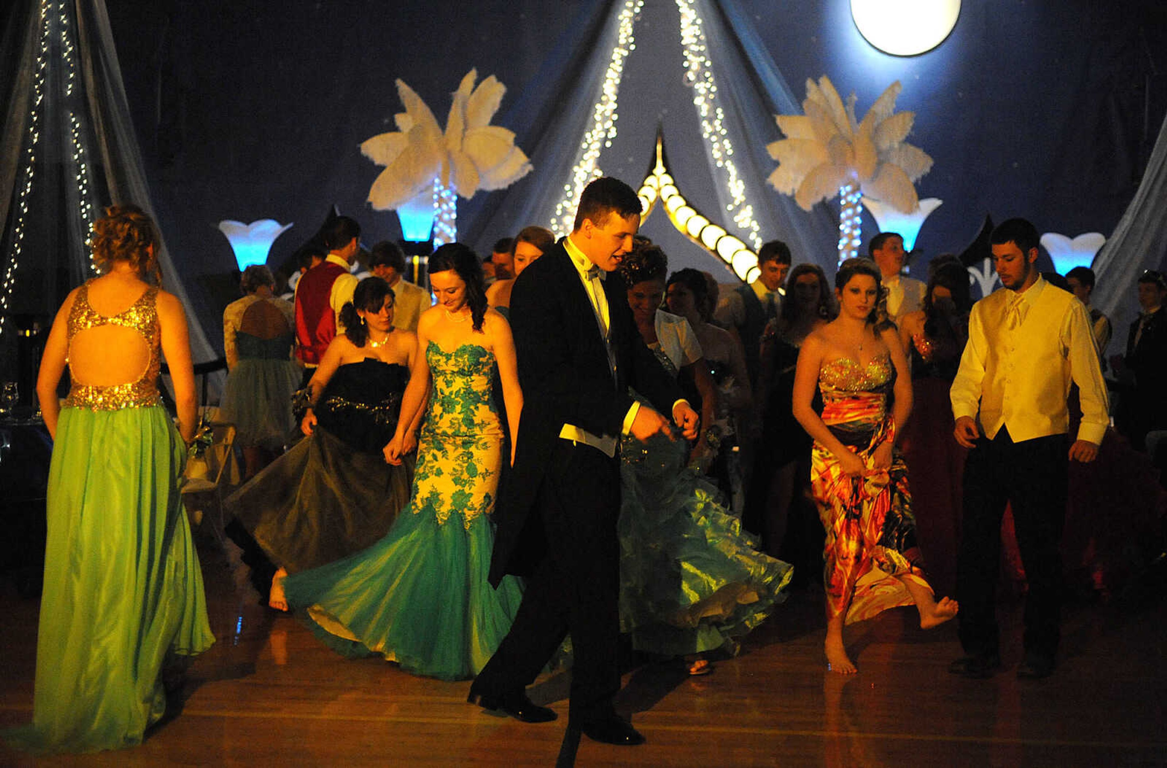 LAURA SIMON ~ lsimon@semissourian.com

Oran High School held its prom Saturday night, April 12, 2014, inside the school's gymnasium.