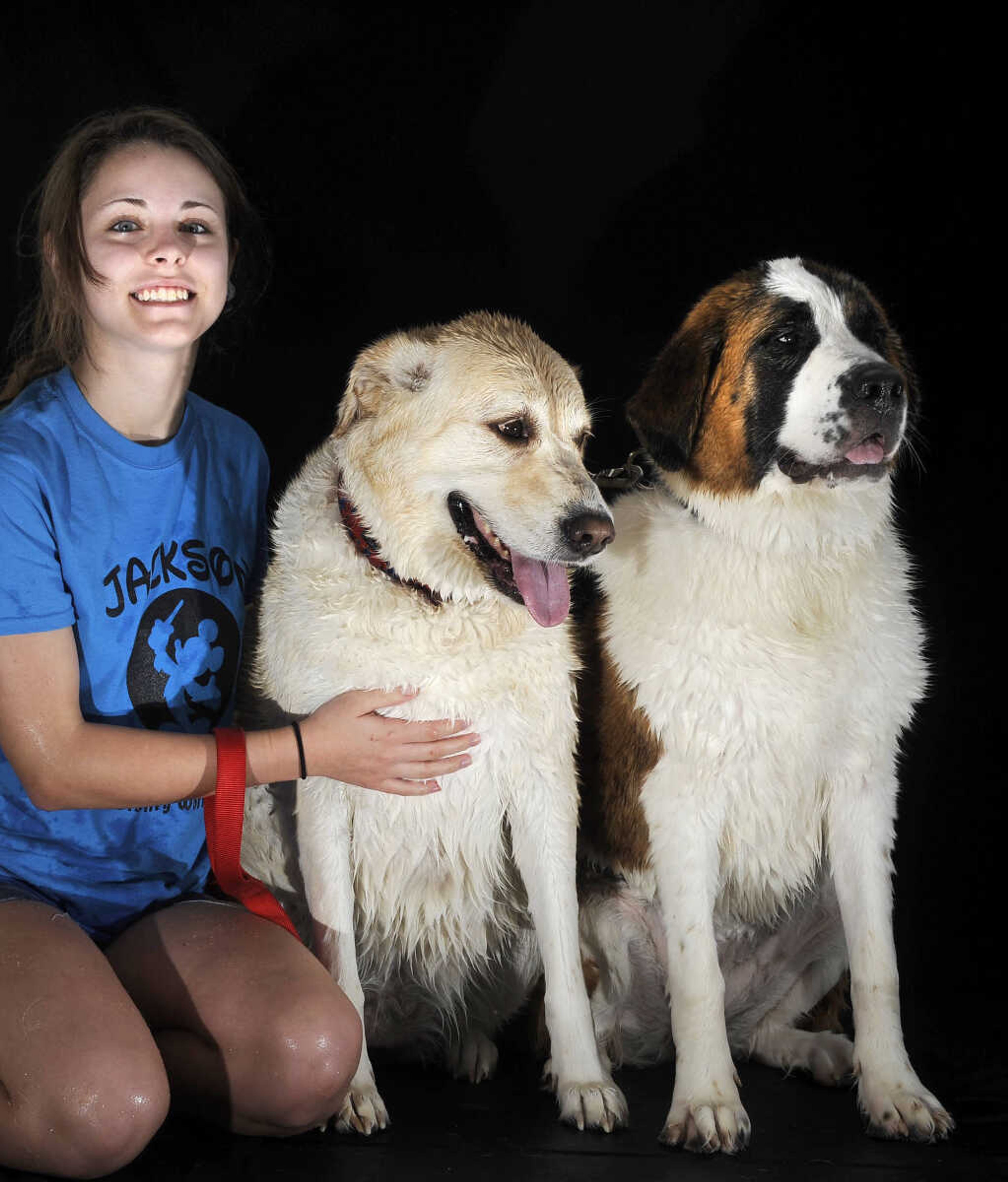 LAURA SIMON ~ lsimon@semissourian.com

Doggy Swim Day at Cape Splash, Sunday, Sept. 27, 2015, in Cape Girardeau. Leashed dogs got to swim and play in the lazy river and swimming pools with their owners. Proceeds from event benefit the Cape Girardeau Parks and Recreation Foundation.