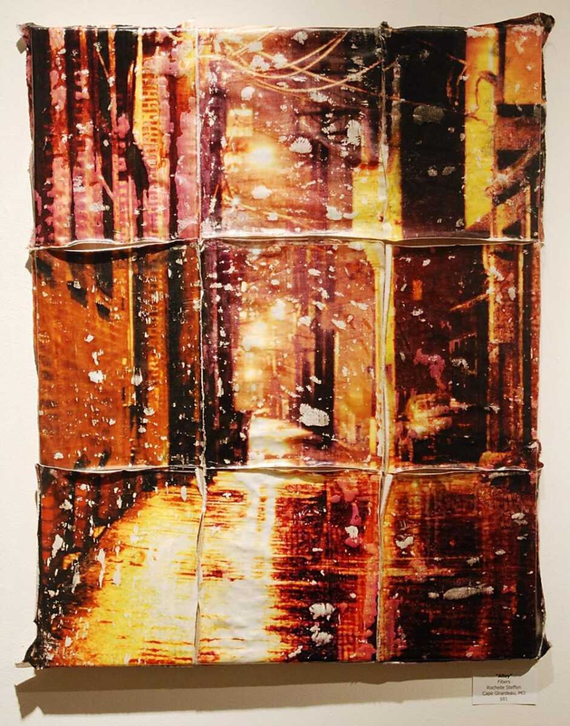 "Alley" by Rochelle Steffen of Cape Girardeau, Mo. on display at the Arts Council.