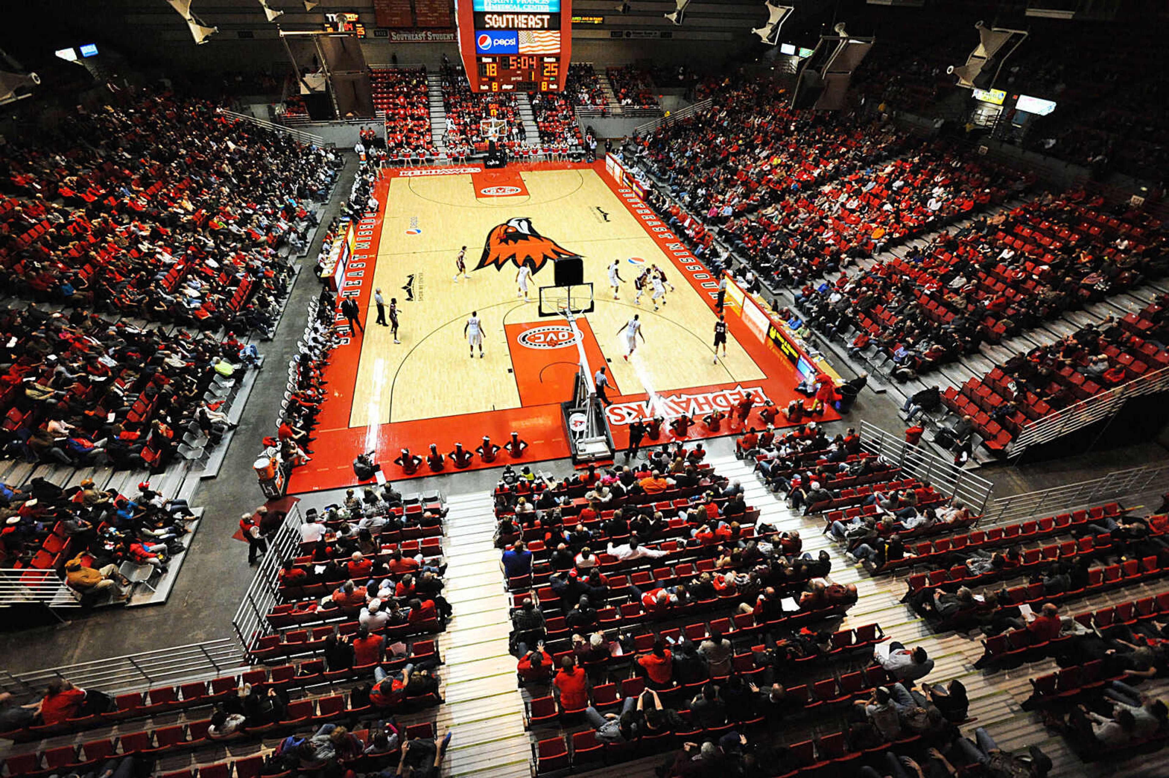 The Show Me Center will be the site of Wednesday's press conference regarding the Southeast Missouri State women's basketball program. (Laura Simon)