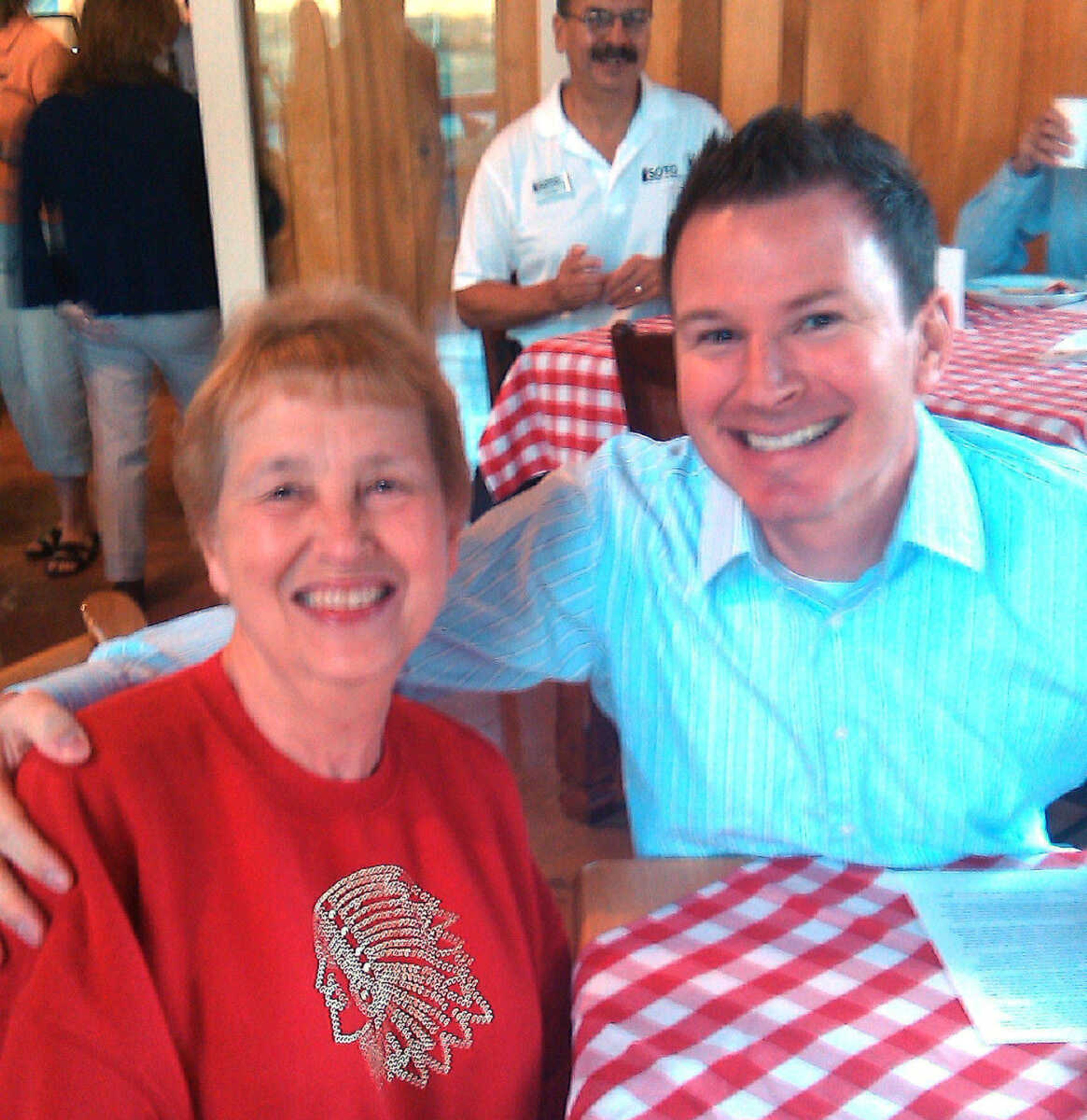 Mayor Barbara Lohr and Dr. Eric Becking