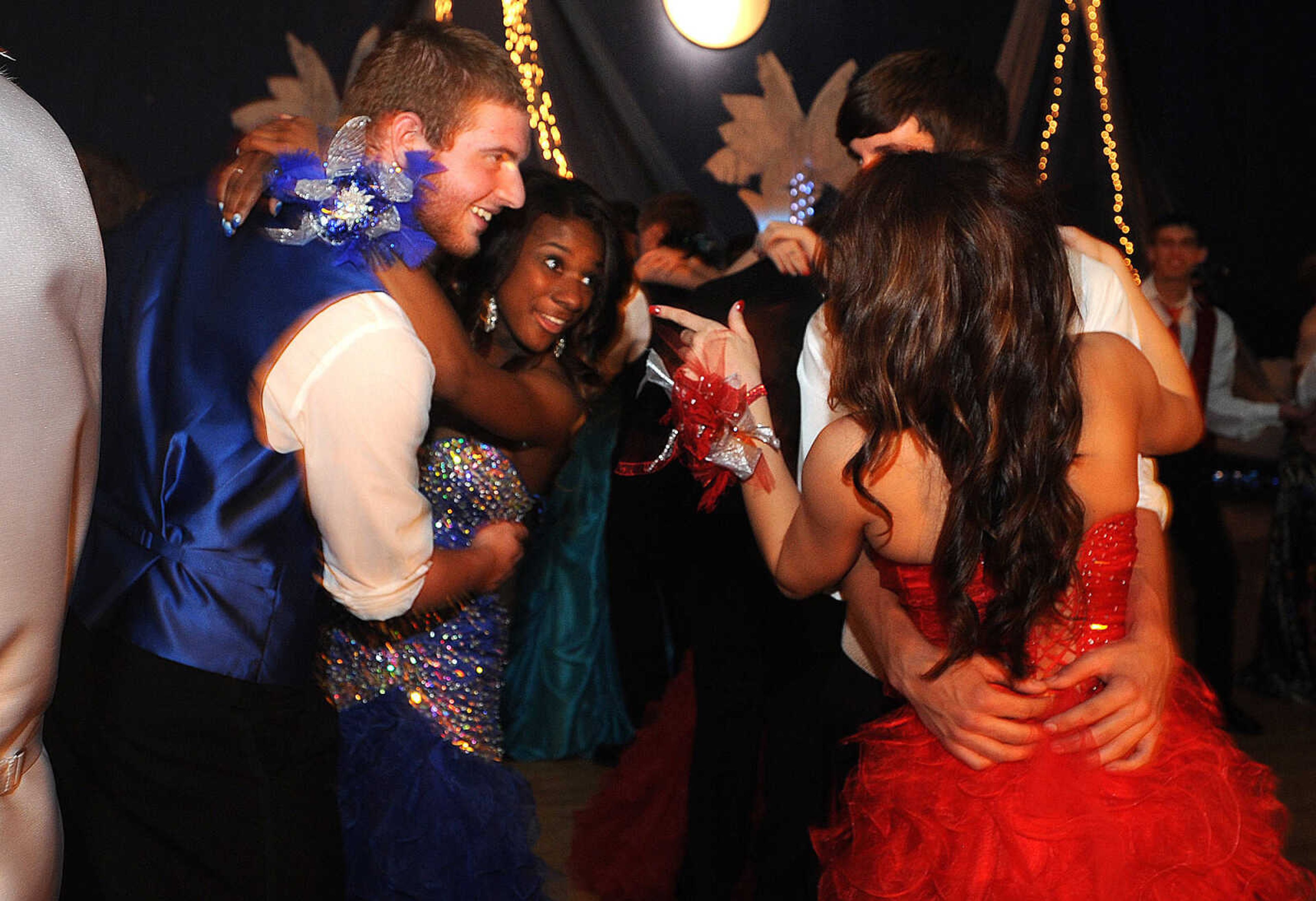 LAURA SIMON ~ lsimon@semissourian.com

Oran High School held its prom Saturday night, April 12, 2014, inside the school's gymnasium.