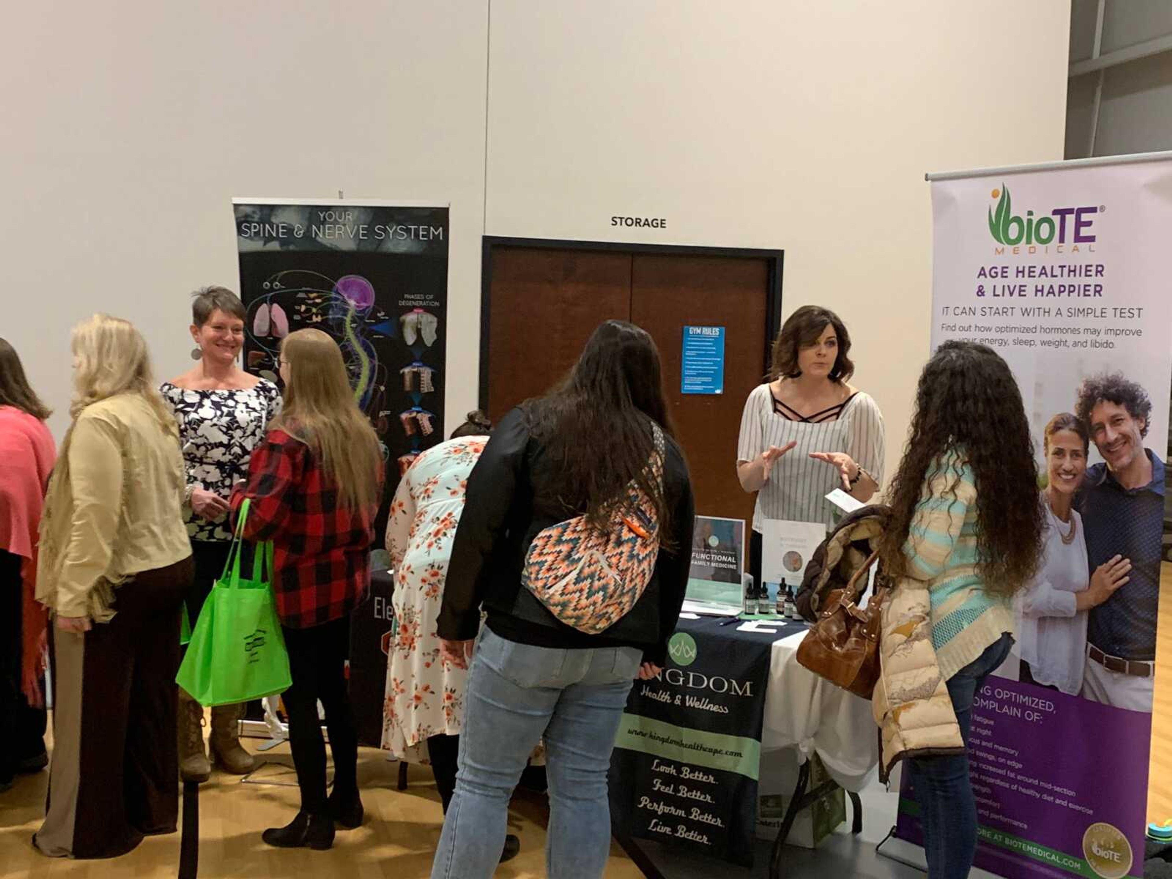 Multiple organizations set up booths in the gymnasium at Cape First for ladies to make purchases or learn about different products. Along with organizations like Mary Kay and Kingdom Health and Wellness, decorative items were available for purchase.