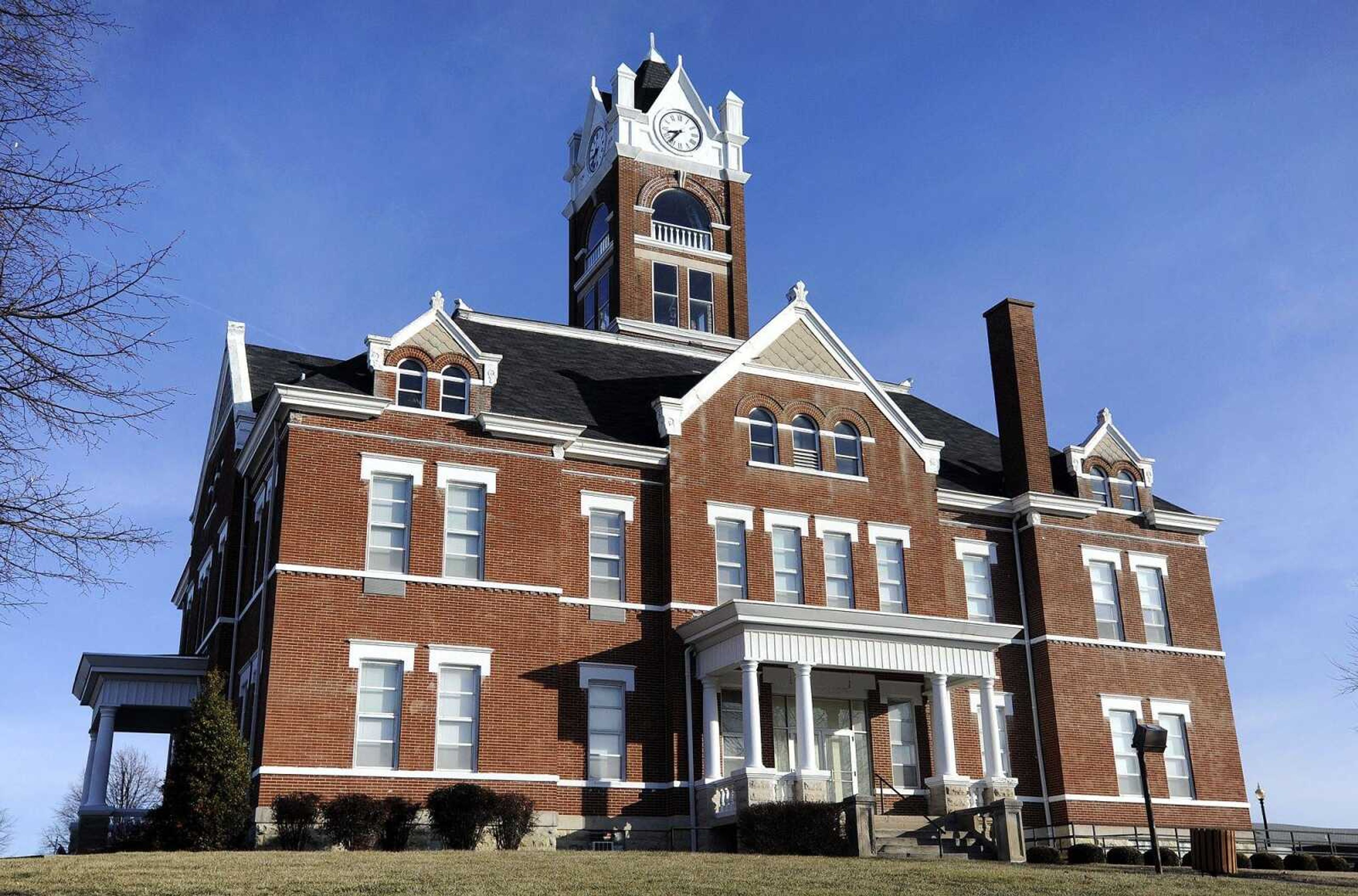 The Perry County Courthouse in Perryville, Missouri, is seen in February 2015. The courthouse recently was designated to the National Register of Historic Places.