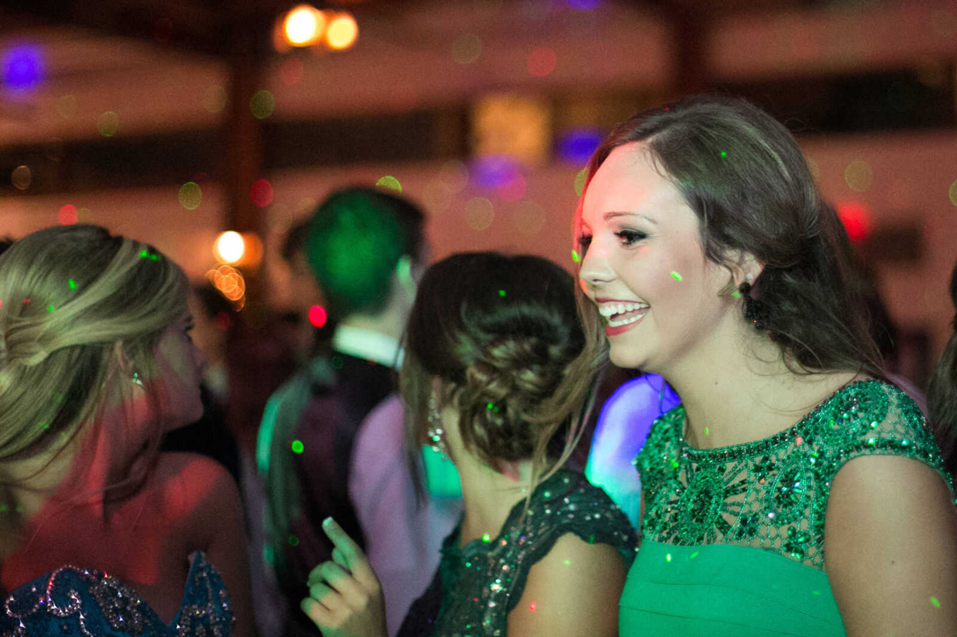 GLENN LANDBERG ~ glandberg@semissourian.com

Students take to the dance floor during the Notre Dame Regional High School prom, "Red Carpet Gala," Friday, April 29, 2016 at Bavarian Halle in Jackson.